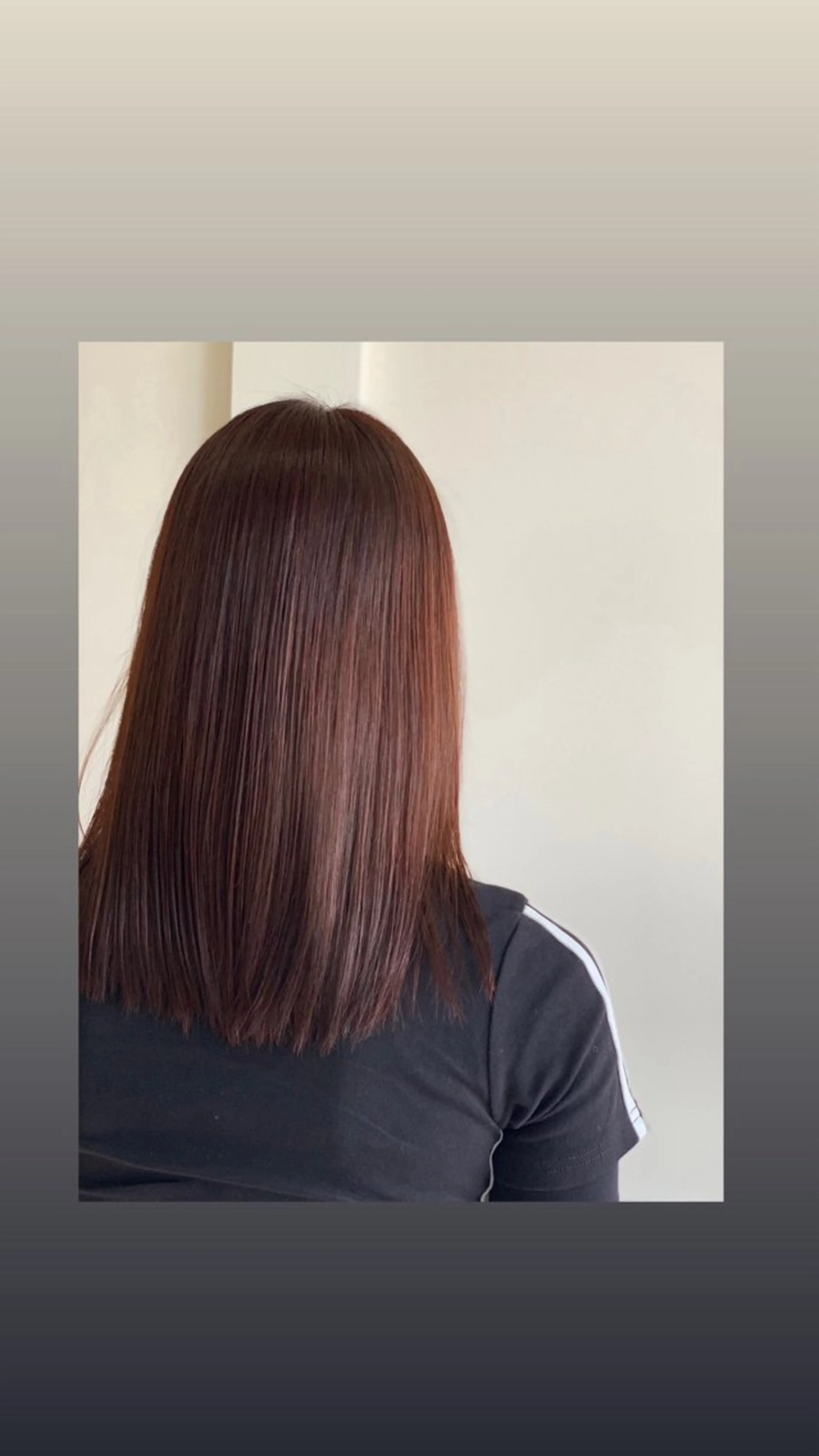 セミロング カラー 三輪 南月のヘアスタイル
