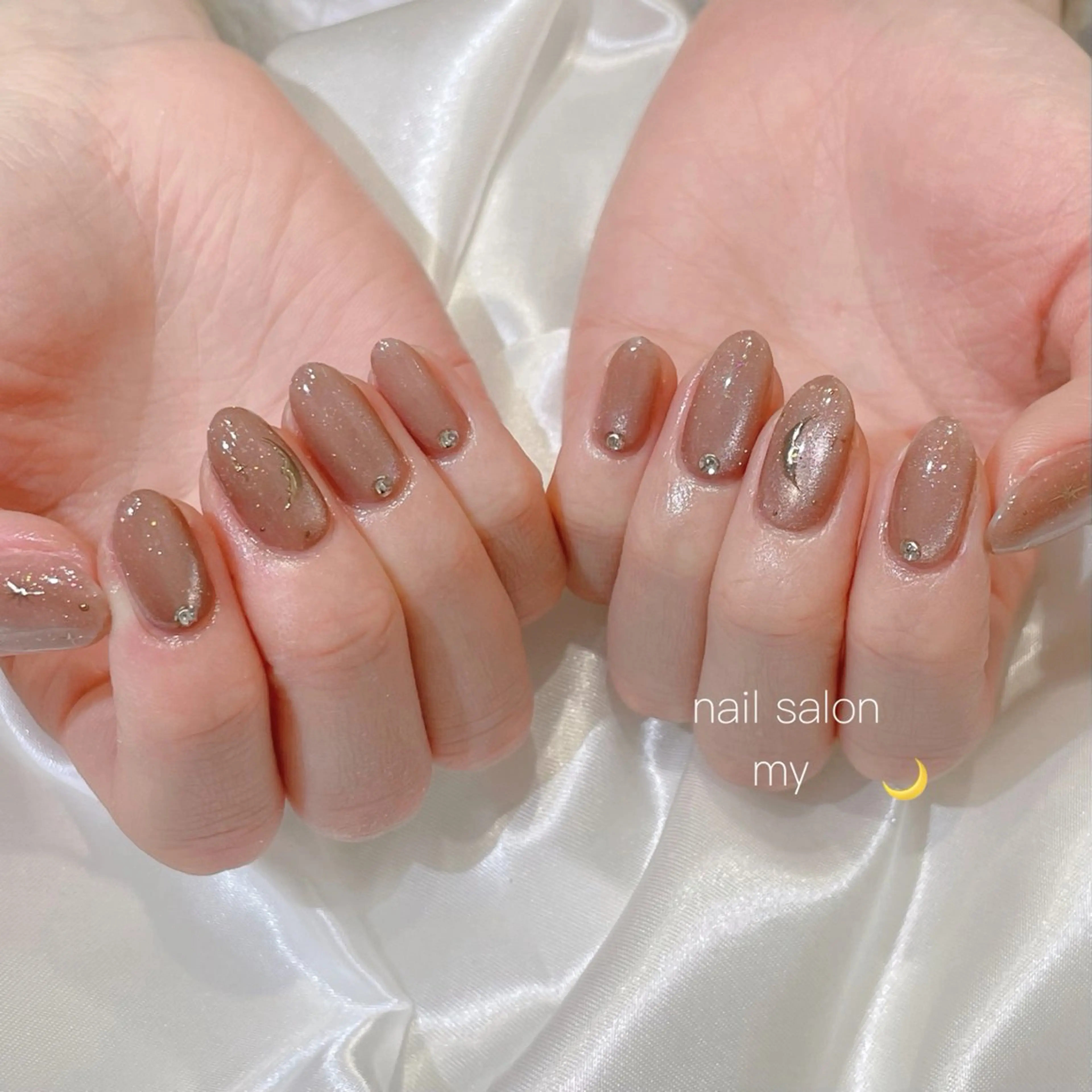 ネイル アートネイル ジェルネイル 韓国ネイル ミラーネイル ニュアンスネイル ハンドネイル Nail salon MY所属・NailSalon MYのネイルデザイン