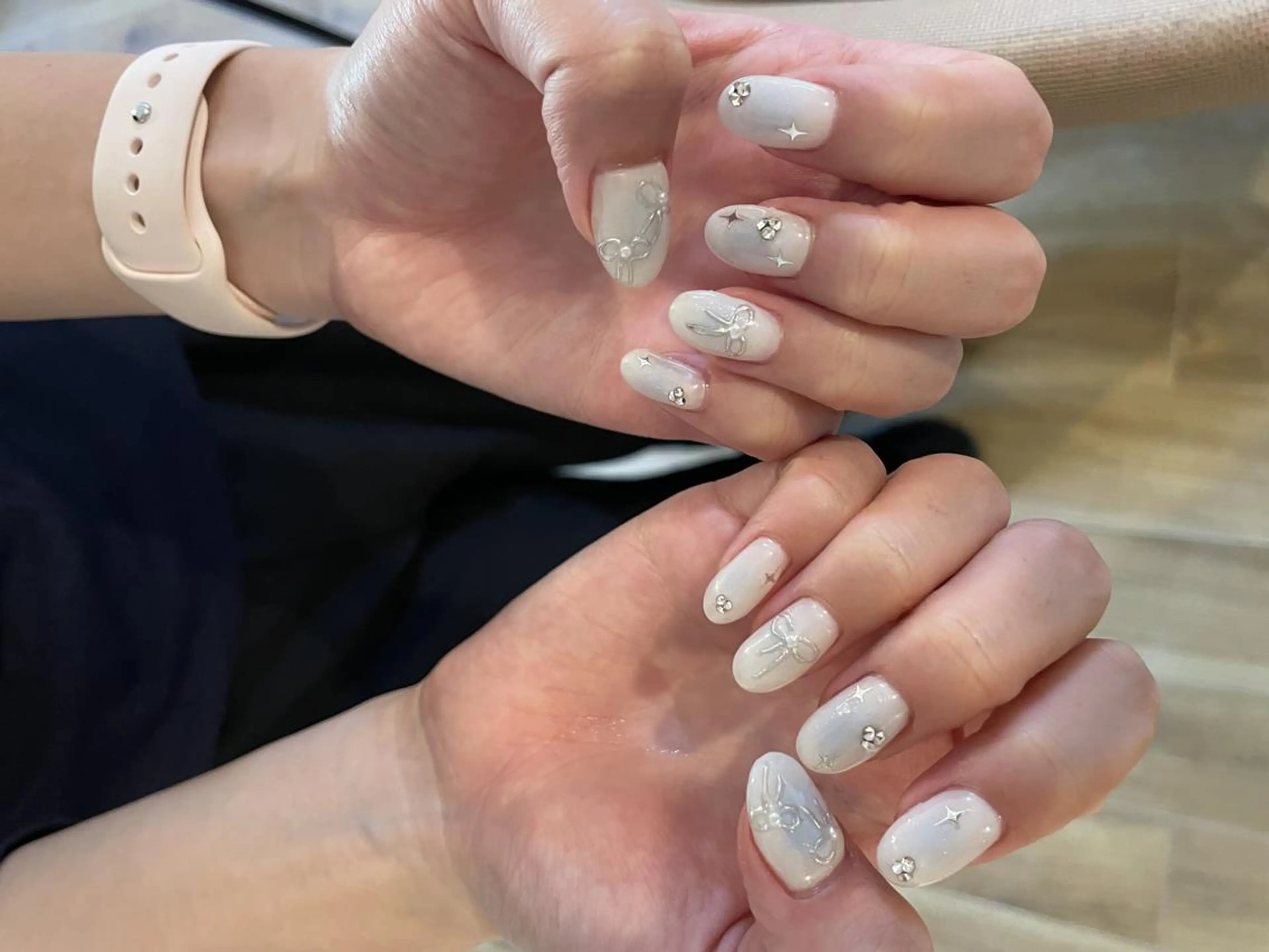 ネイル ハンドネイル 【miyuki】 Bio nailのネイルデザイン