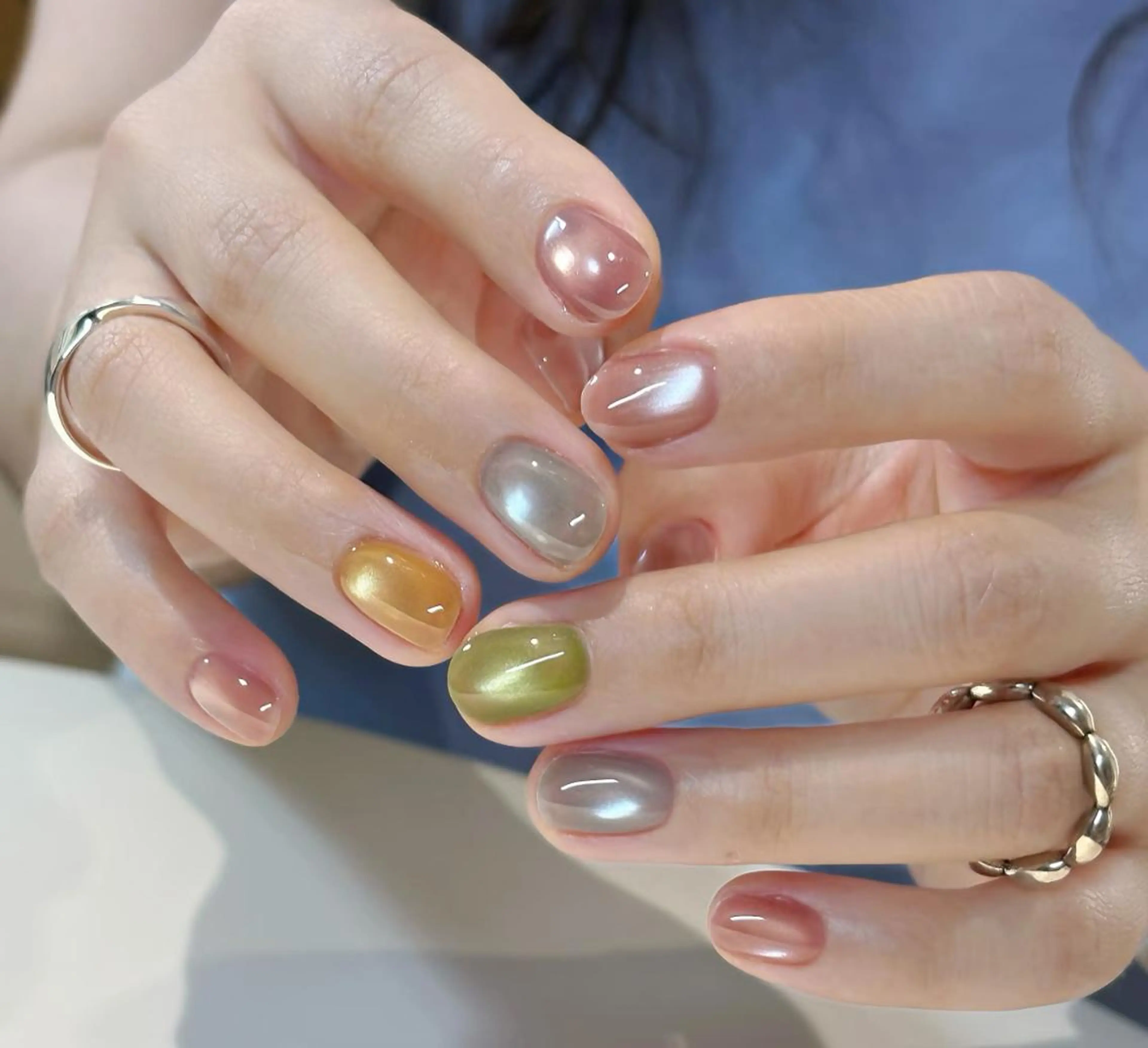 ネイル ビルドアップ ビューティーのネイルデザイン