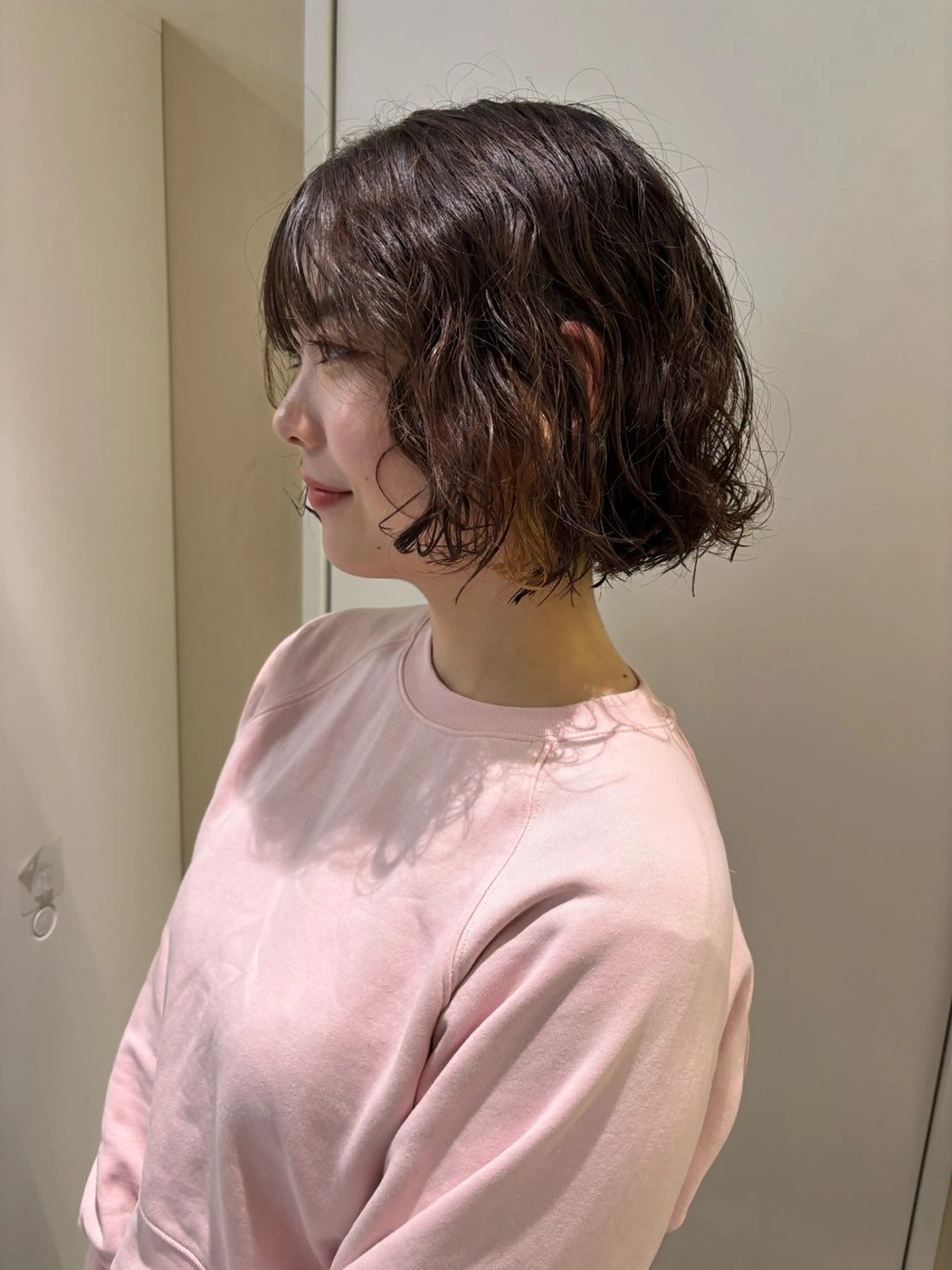 ショート パーマ ヘアアレンジ カット パーマ 🐕kato Mizuki🐕のヘアスタイル