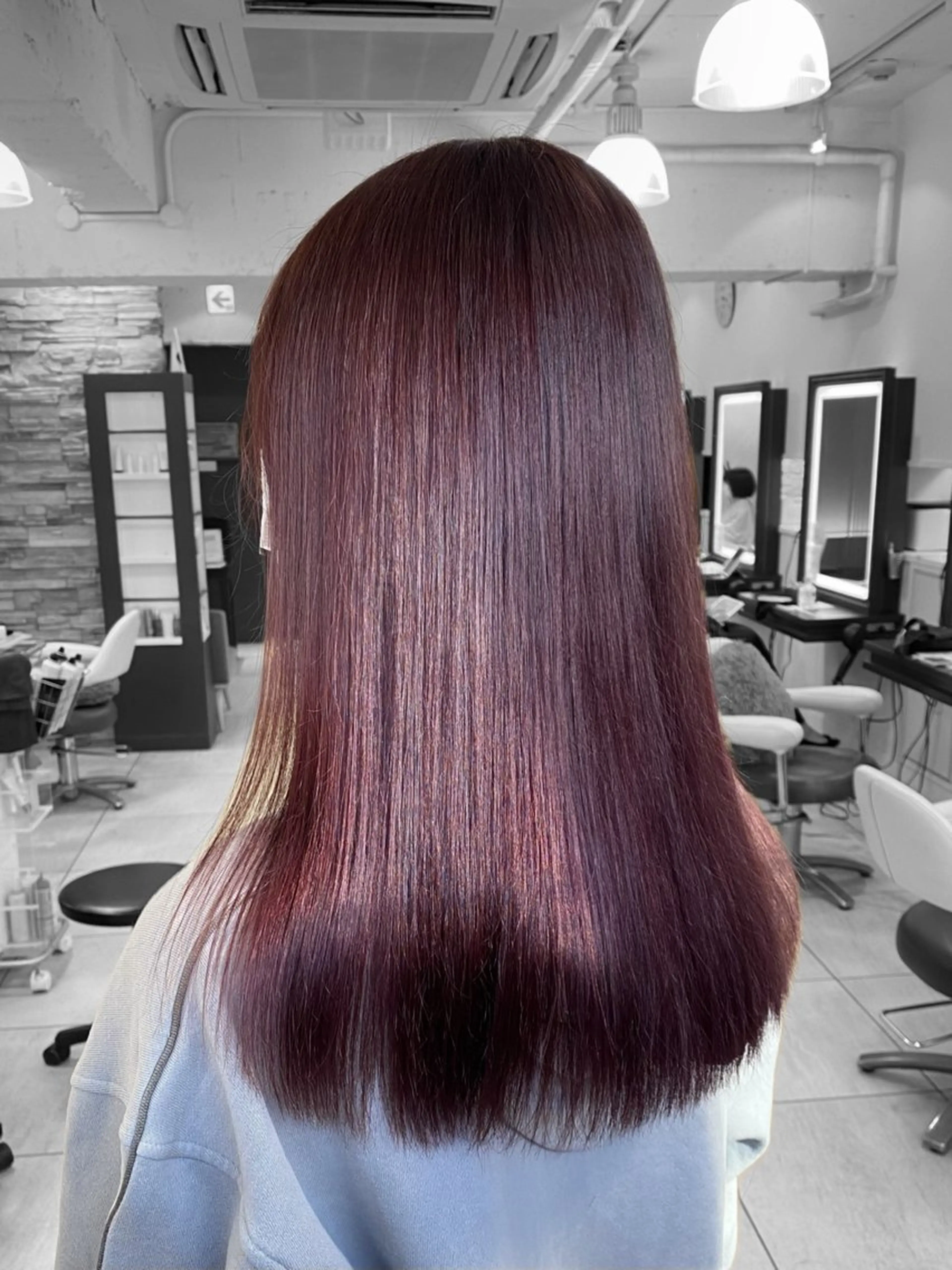 セミロング カラー レイヤー/髪質改善 🩶KAITOのヘアスタイル