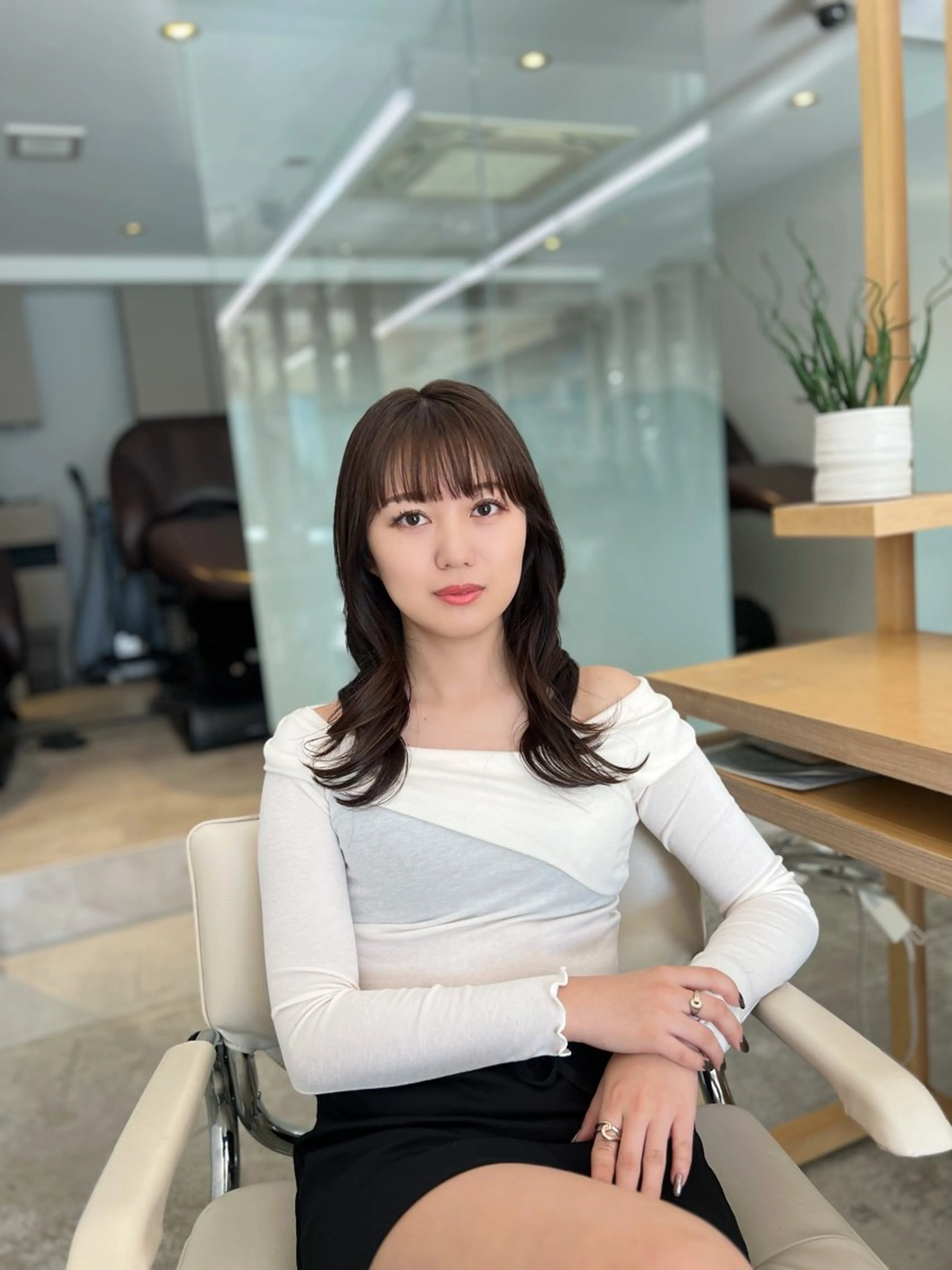 セミロング カラー カット ヘアカラー トリートメント レイヤー/髪質改善 DAISUKEのヘアスタイル