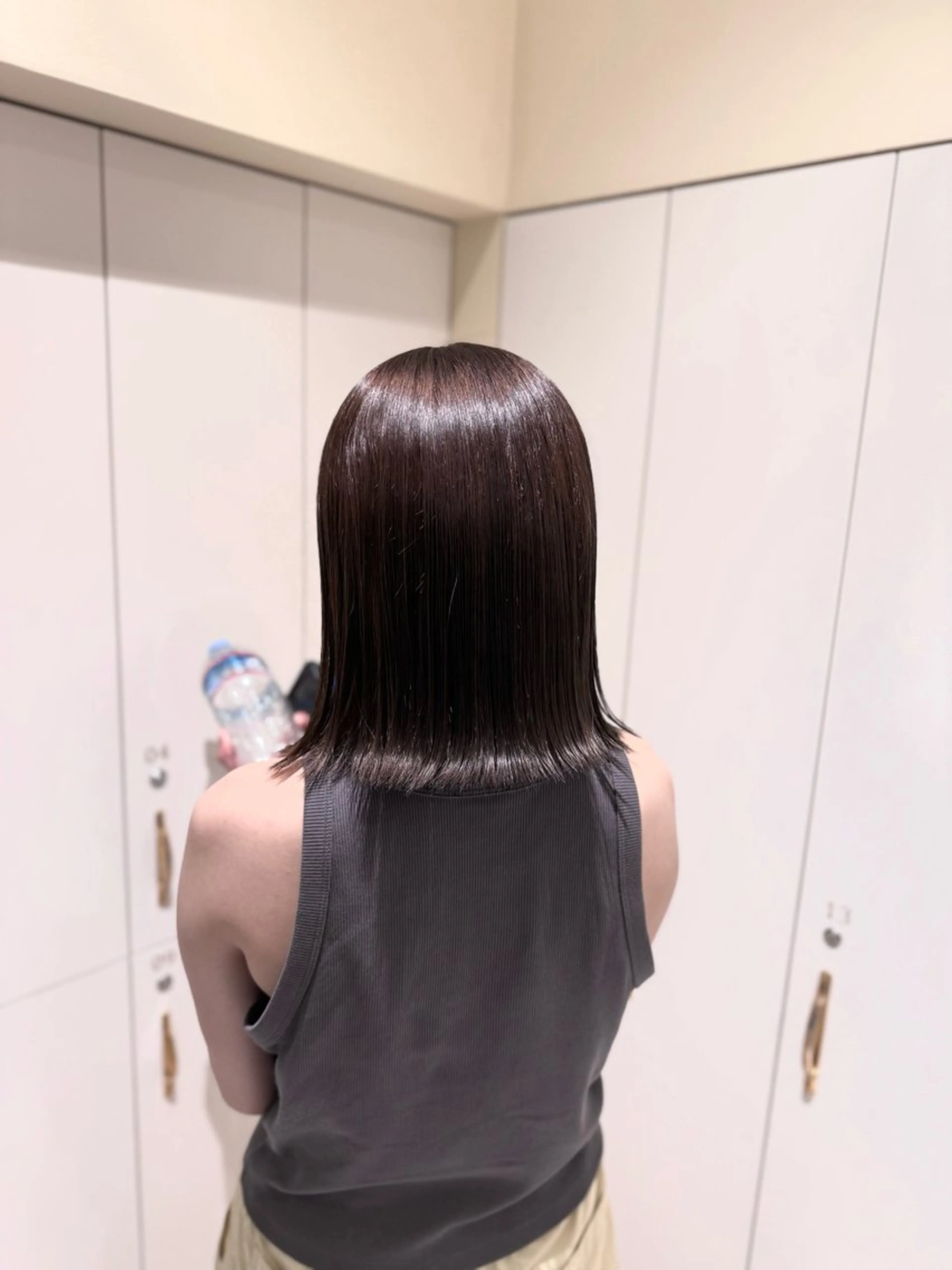 ミディアム カラー ヘアカラー 小山田 愛美のヘアスタイル