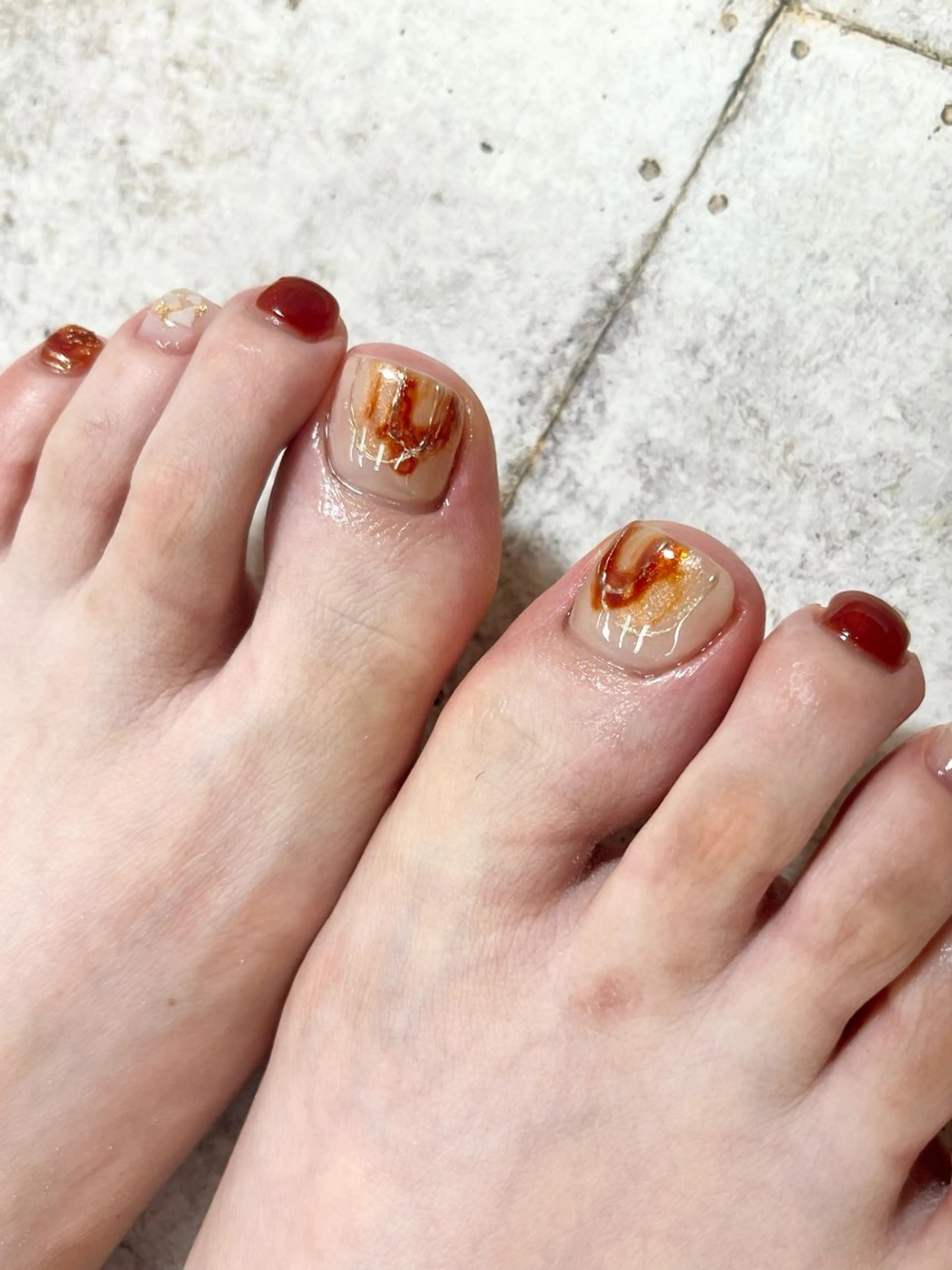 ネイル フットネイル ジェルネイル マグネットネイル パラジェル EYE &NAILDAYのマツエク・マツパデザイン