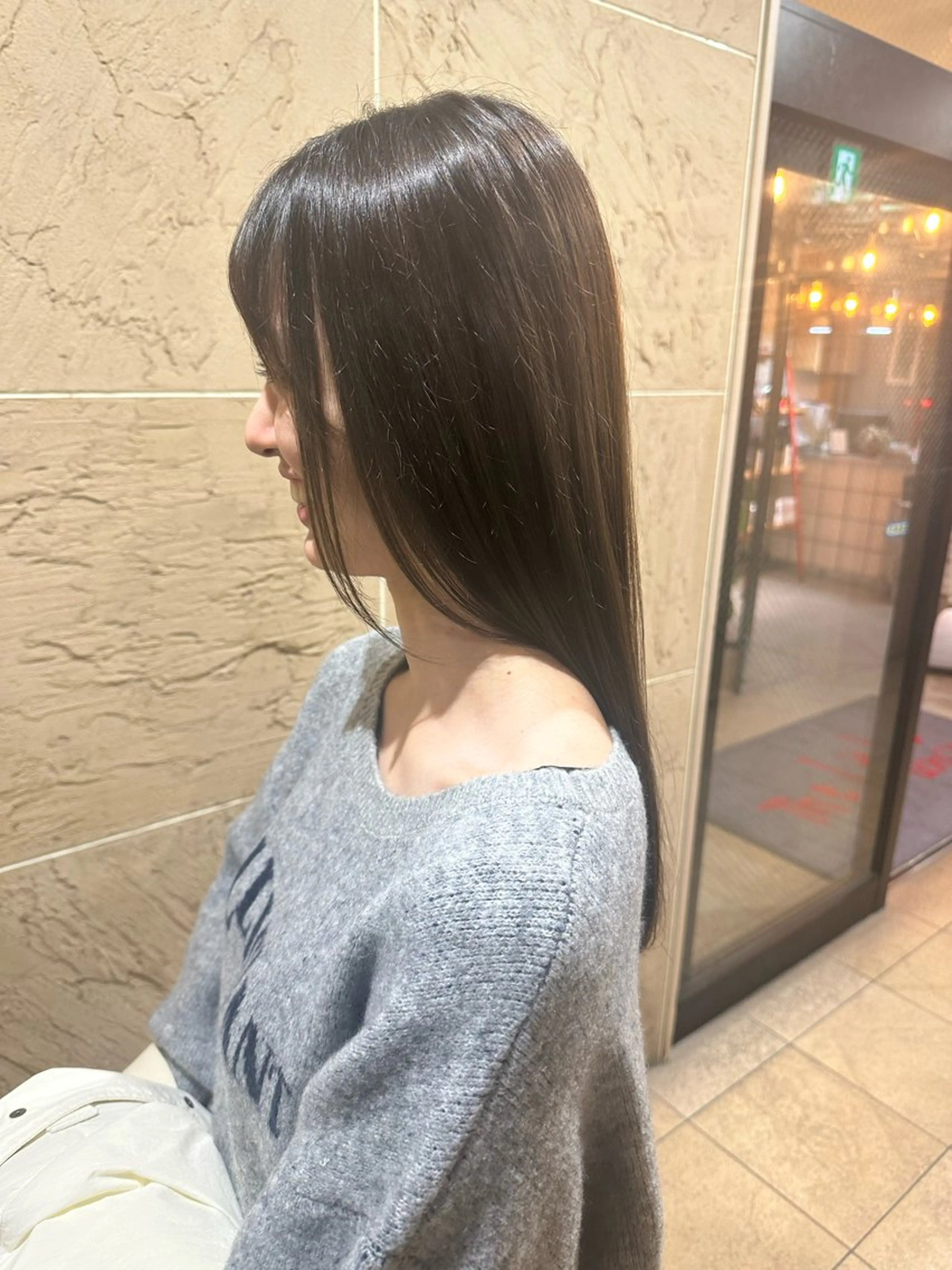 ロング 顔周りカット 溜 一太のヘアスタイル