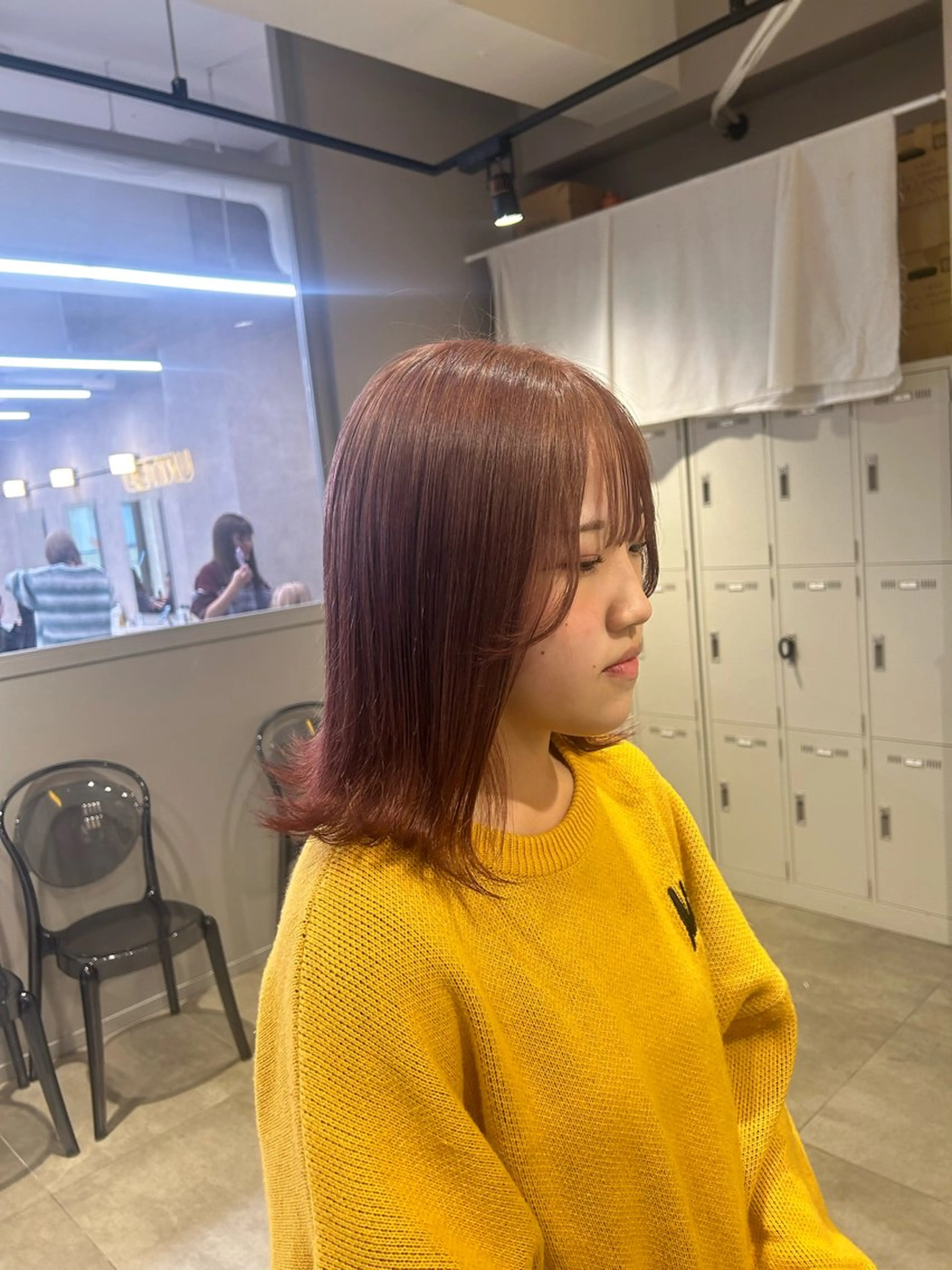 カラー beige🤎ダブル カラー/レイヤー🧸のヘアスタイル