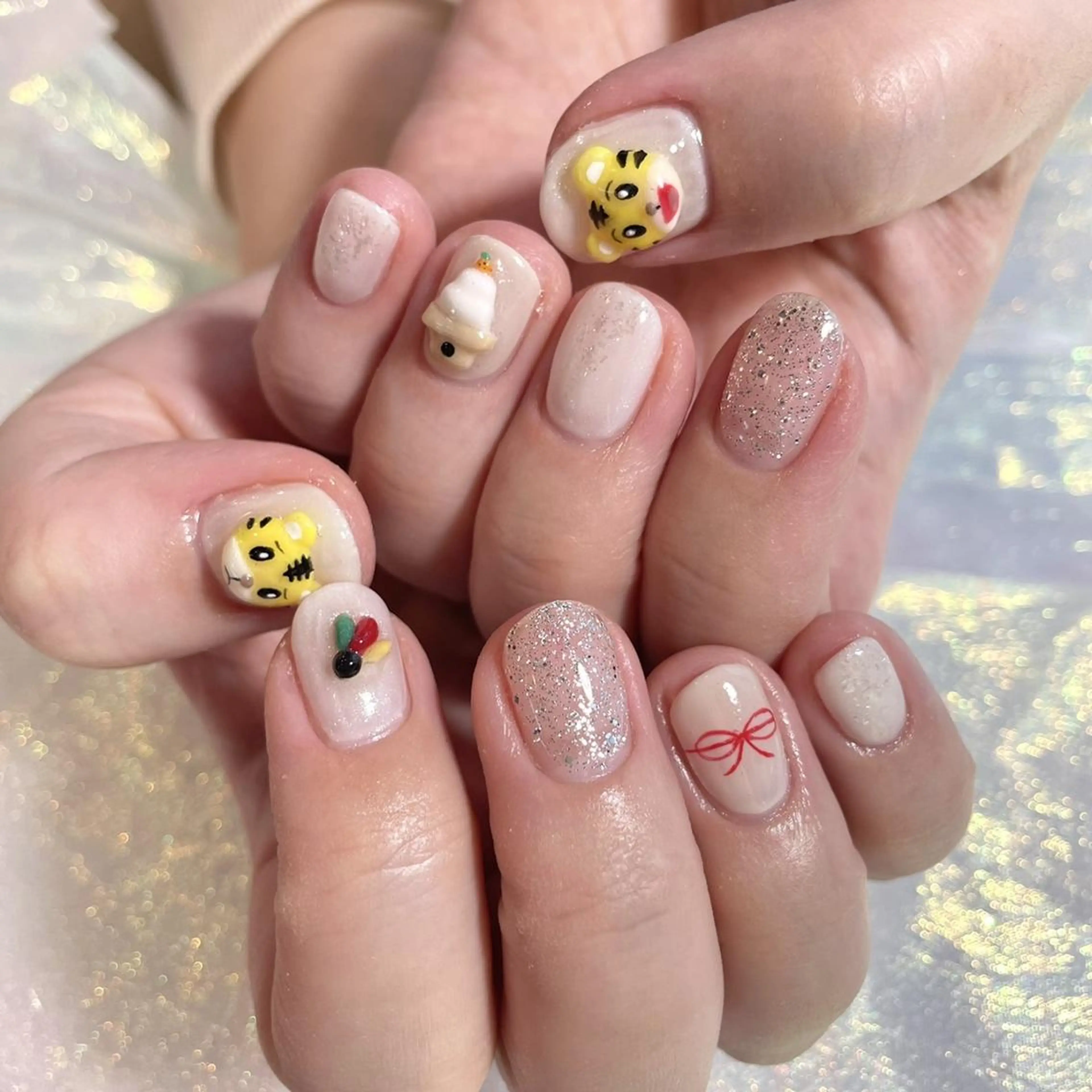 ネイル ハンドネイル 🤍POP可愛い🧸 Menailのネイルデザイン