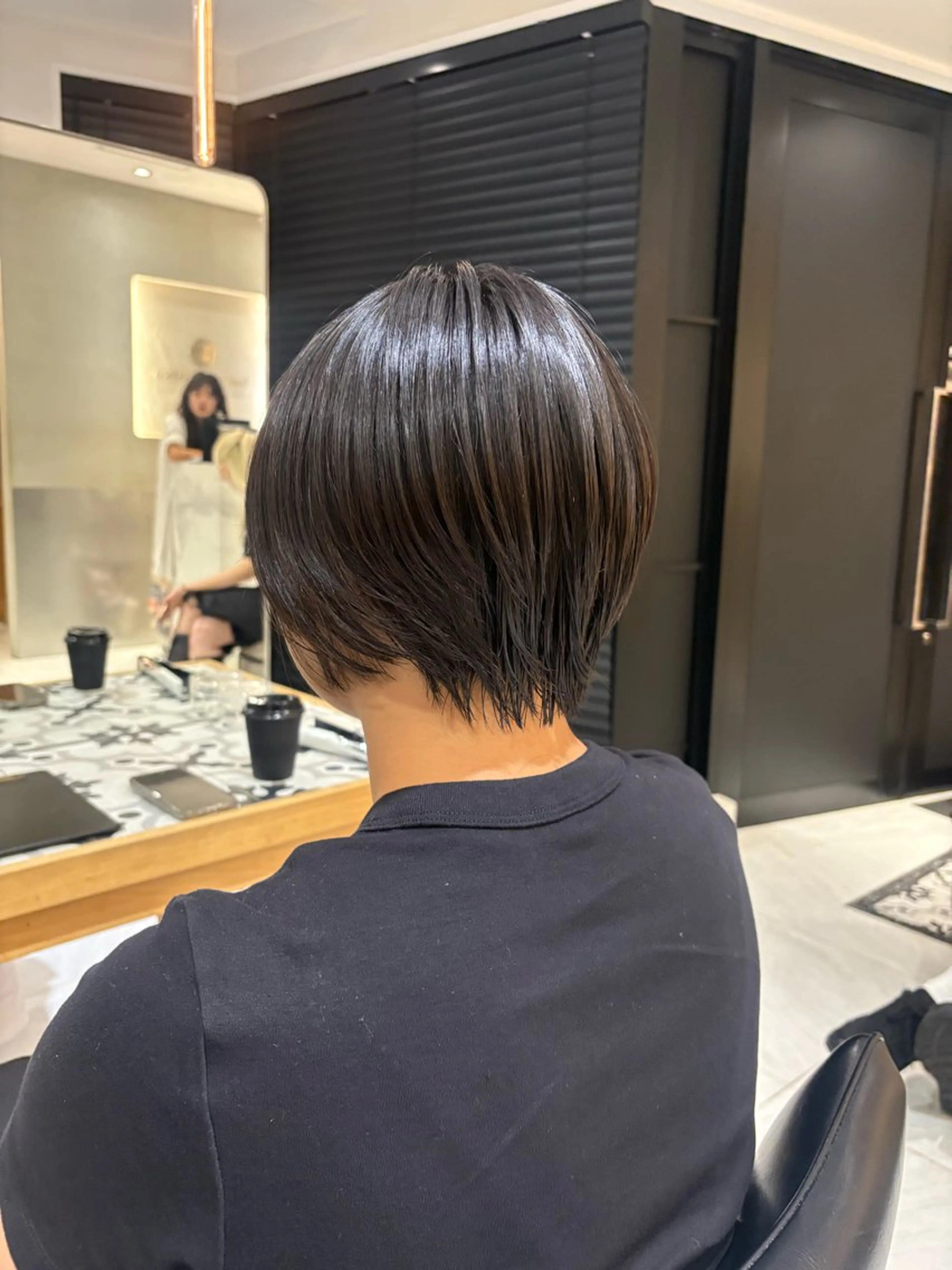 ショート カット トリートメント ヘッドスパ ヘアセット ショートパーマ/ ハイトーン🪼風香のヘアスタイル
