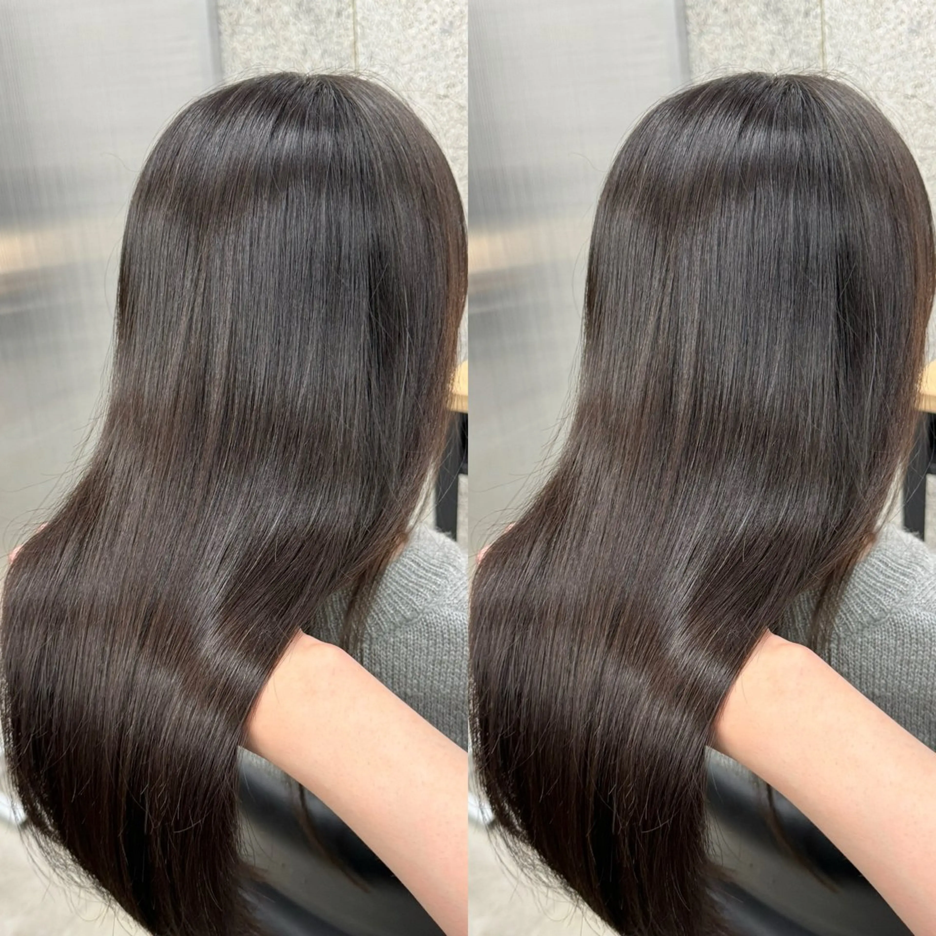 ロング カット 縮毛矯正 トリートメント WERULE pivot cross店所属・髪質改善/岡崎 亮のヘアスタイル
