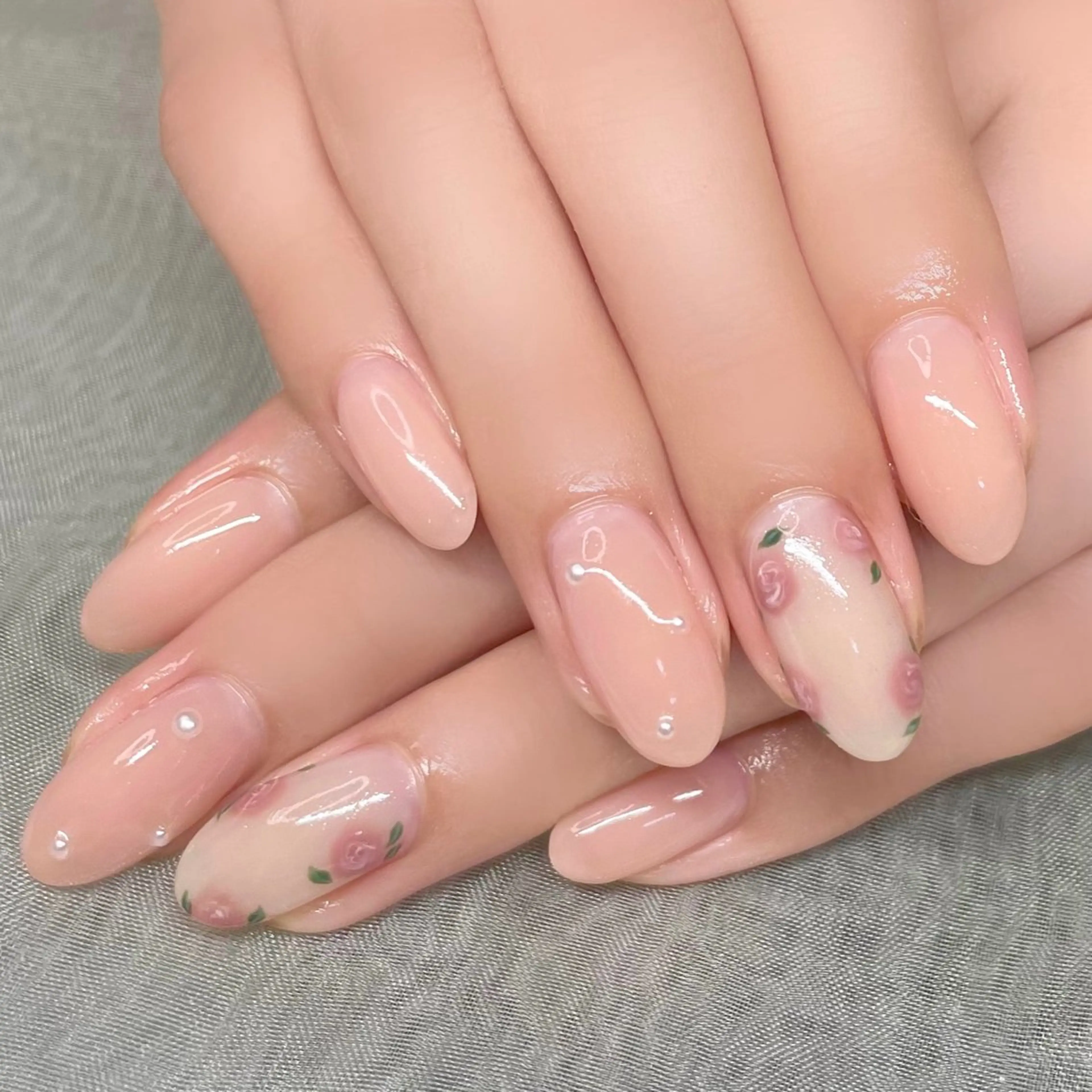 ネイル ストーンネイル ハンドネイル Nailist SUZU所属・Nailist suzuのネイルデザイン