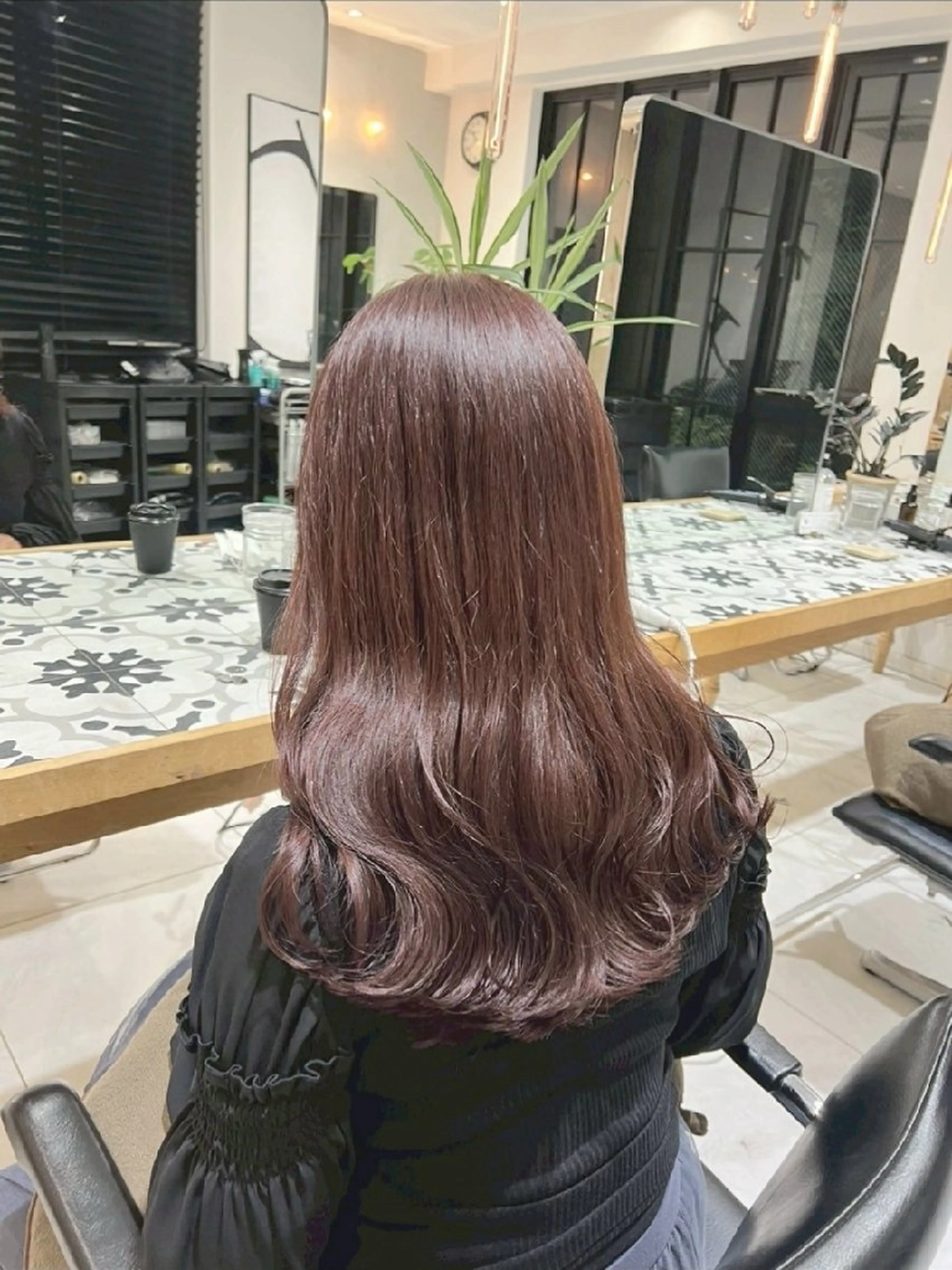 セミロング カラー ヘアカラー モデル募集中/あかり ☁のヘアスタイル