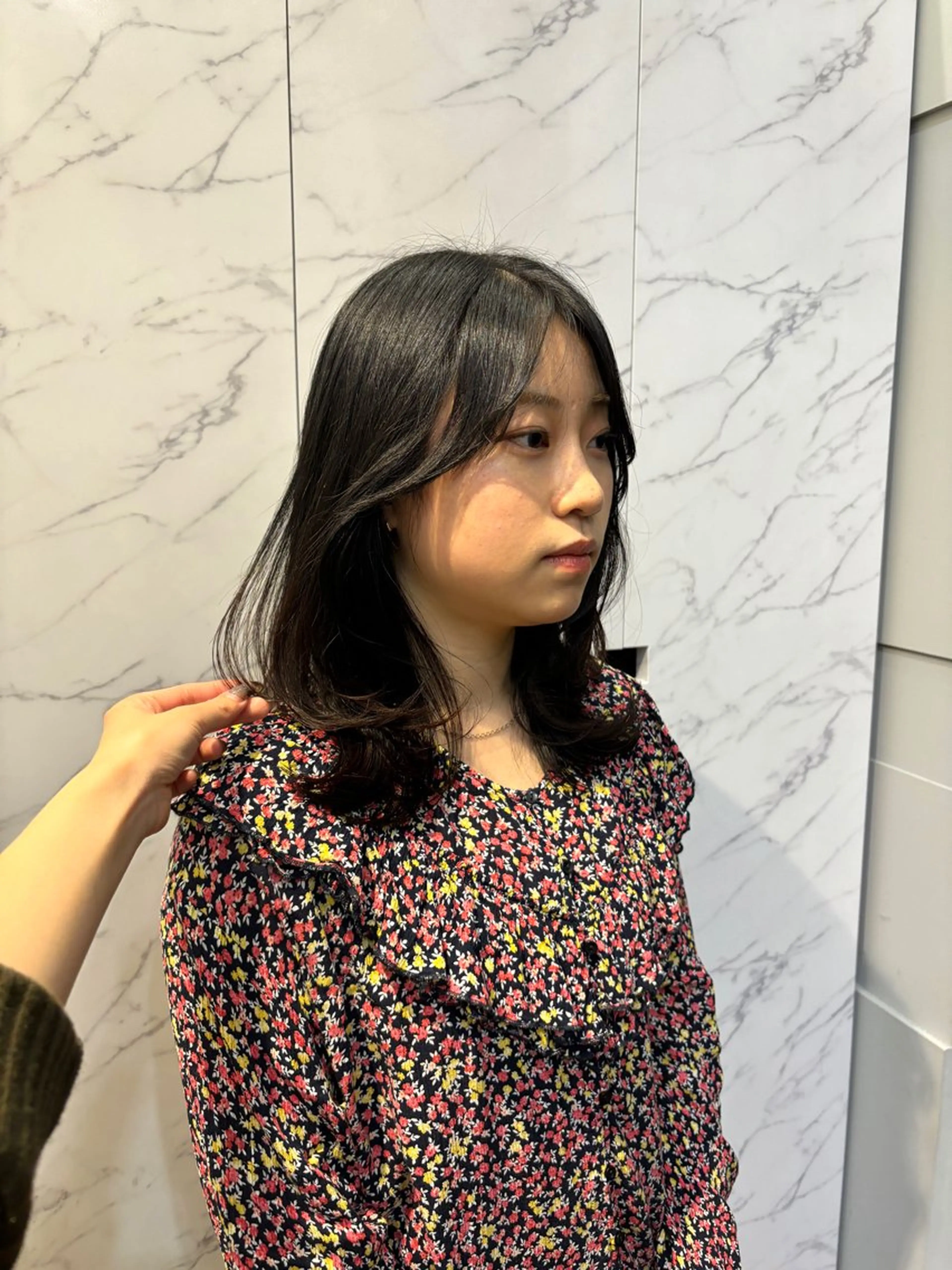 ロング レイヤーカット miu /透明感カラーのヘアスタイル