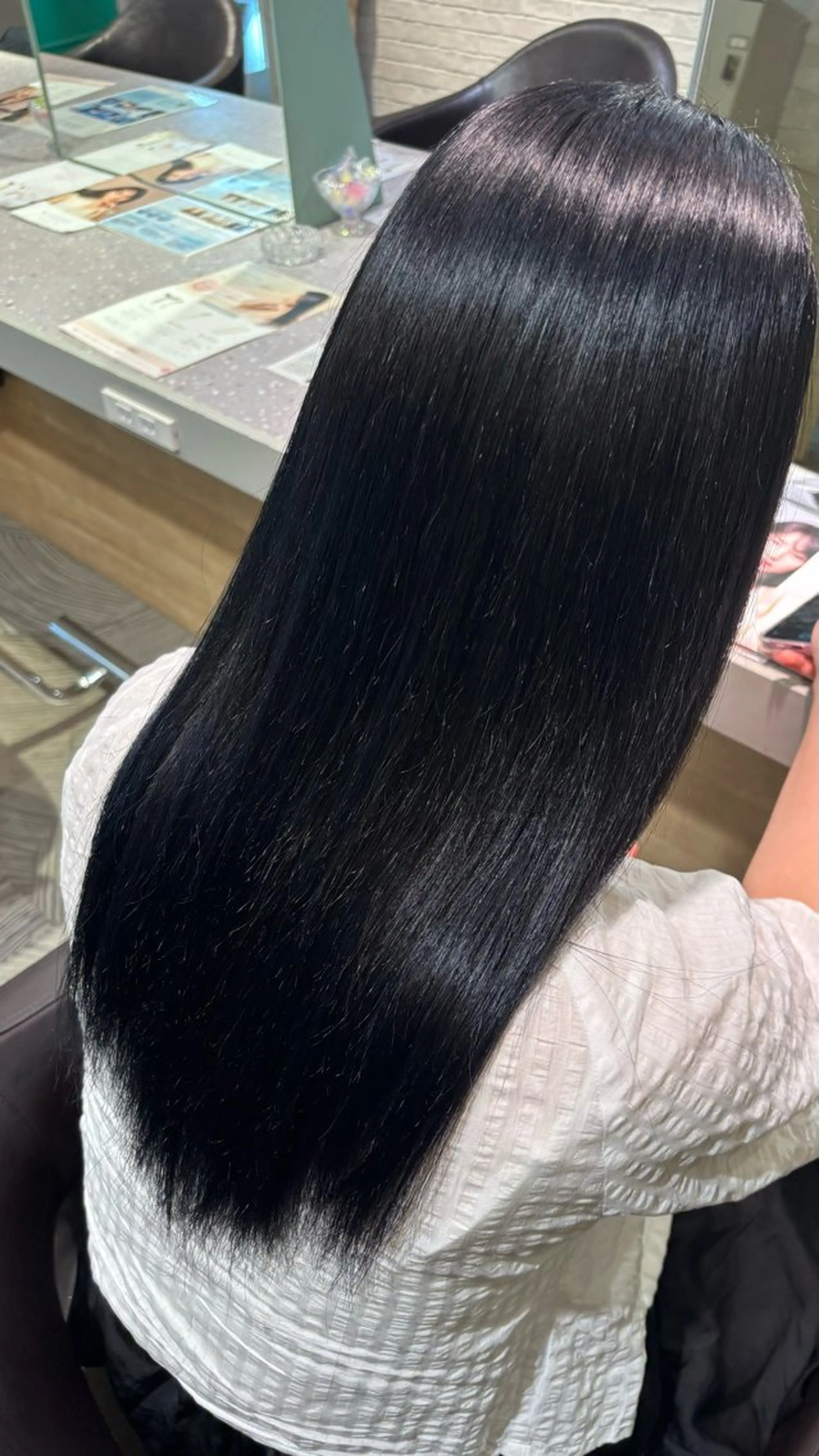 セミロング 札幌中央区縮毛矯正 美容師遠藤龍雅のヘアスタイル