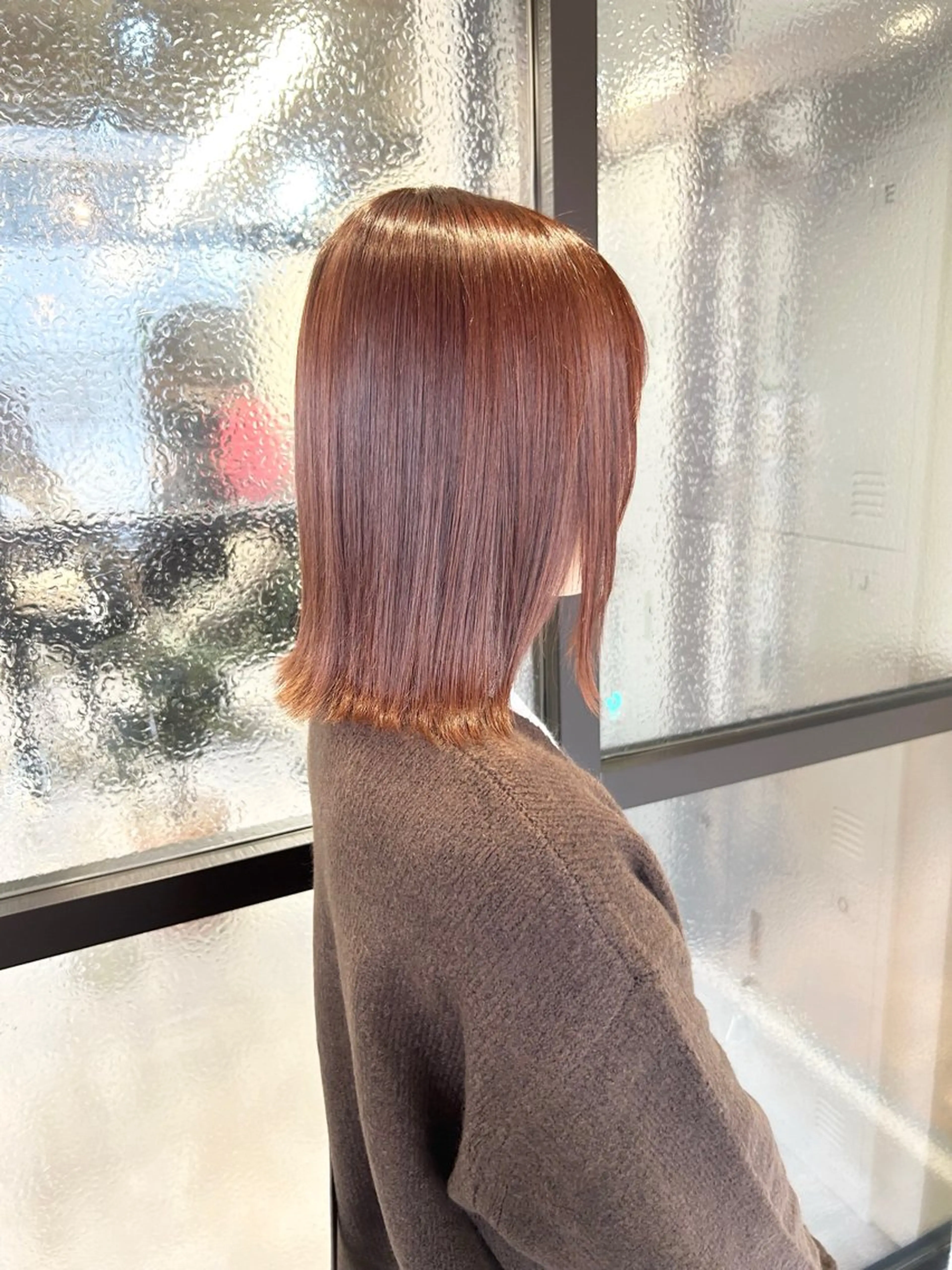 ミディアム カラー カット ヘアカラー トリートメント 🌿艶髪透明感 佐藤遥🌿のヘアスタイル