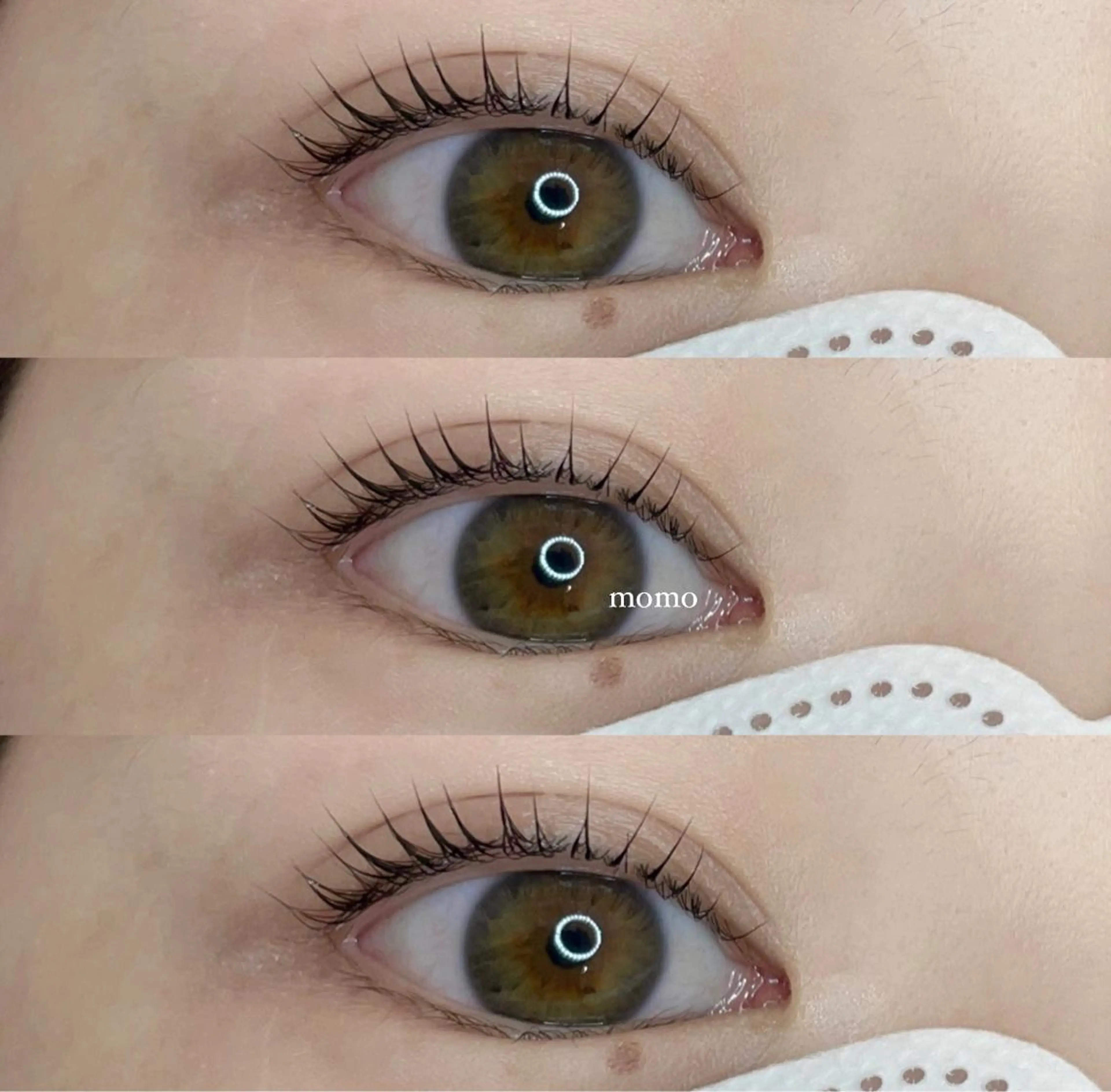 マツエク・マツパ 束感まつ毛 パリジェンヌラッシュリフト SecretBelle梅田北店所属・eye/blow 梅田店momoのマツエク・マツパデザイン