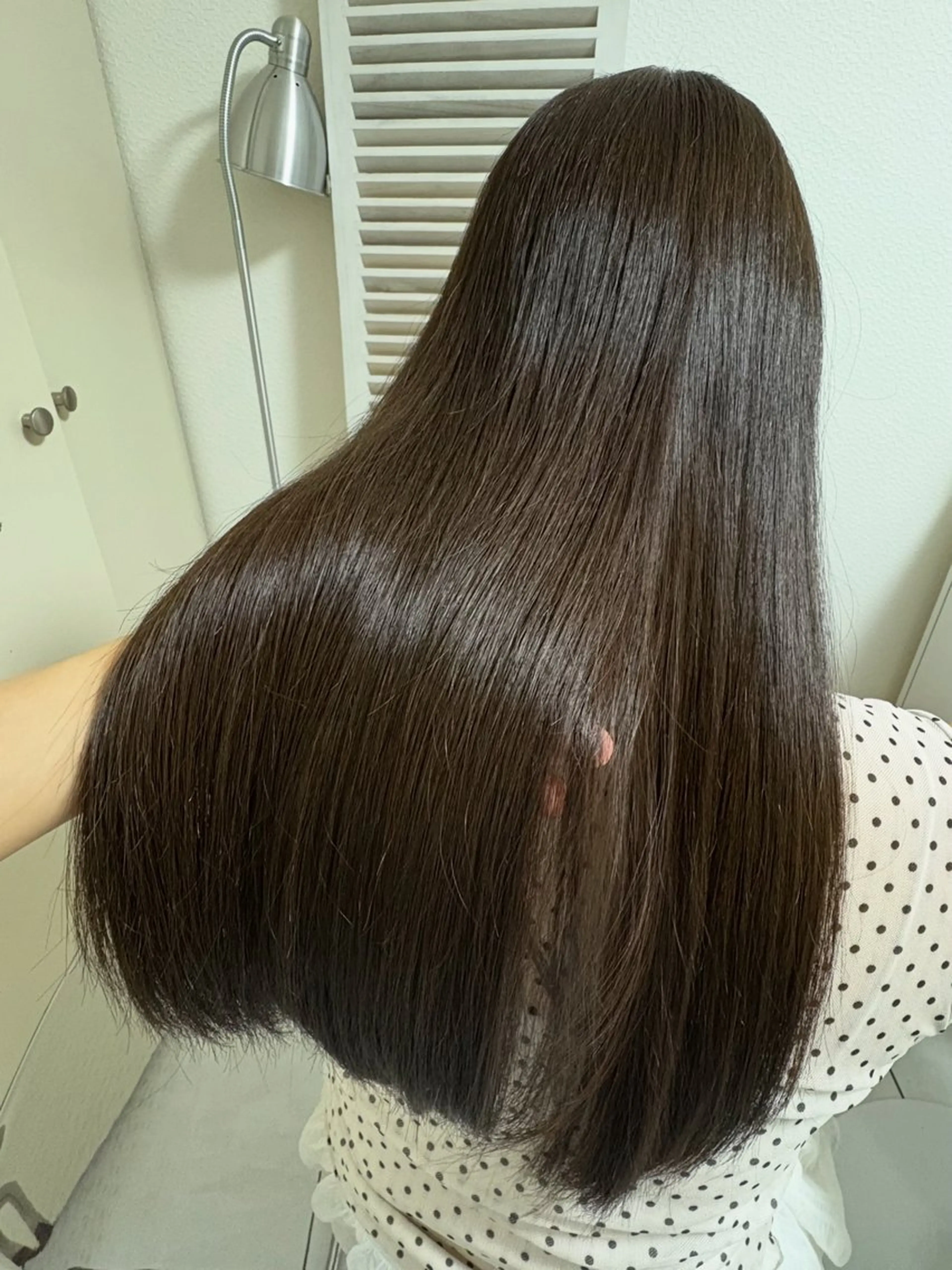 ロング カラー ベージュカラー 透明感カラー オリーブベージュ ヘアカラー デザインカラーハイト ーン/konomiのヘアスタイル