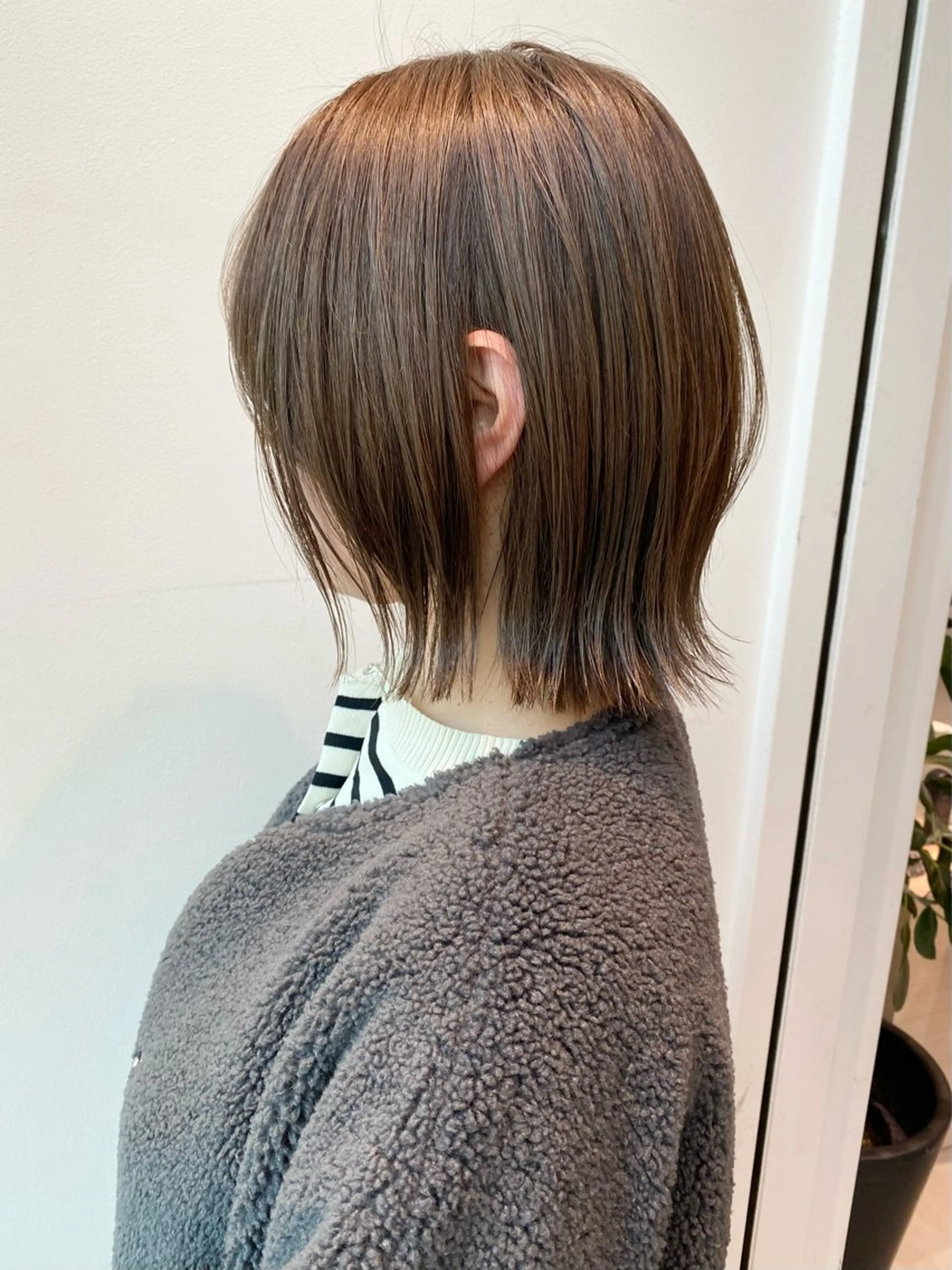 ミディアム カラー カット ヘアカラー トリートメント 銀座/髪質改善/韓国 カラー🍓原田侑依のヘアスタイル