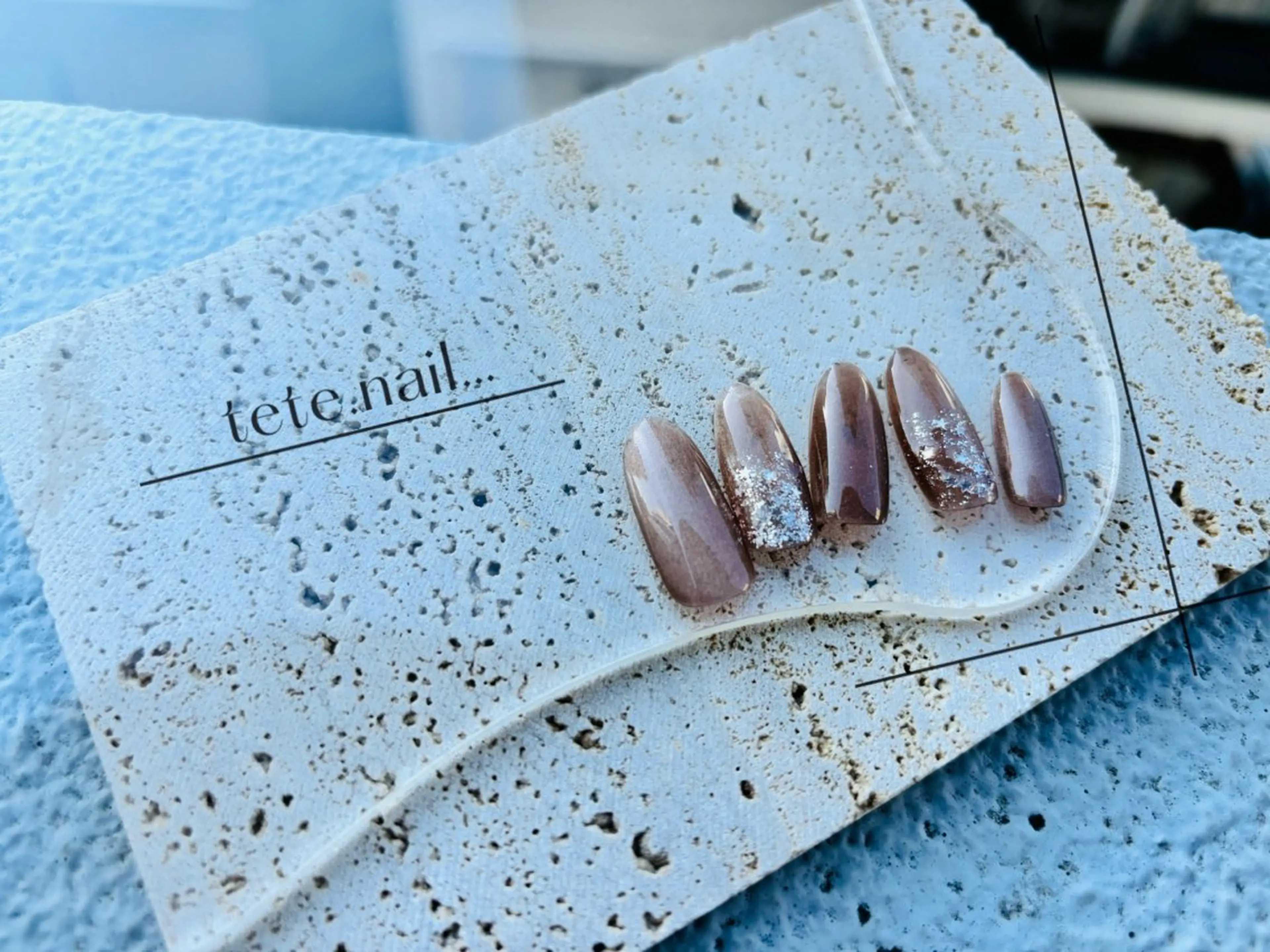 ショート ハンドネイル tete. nailのネイルデザイン