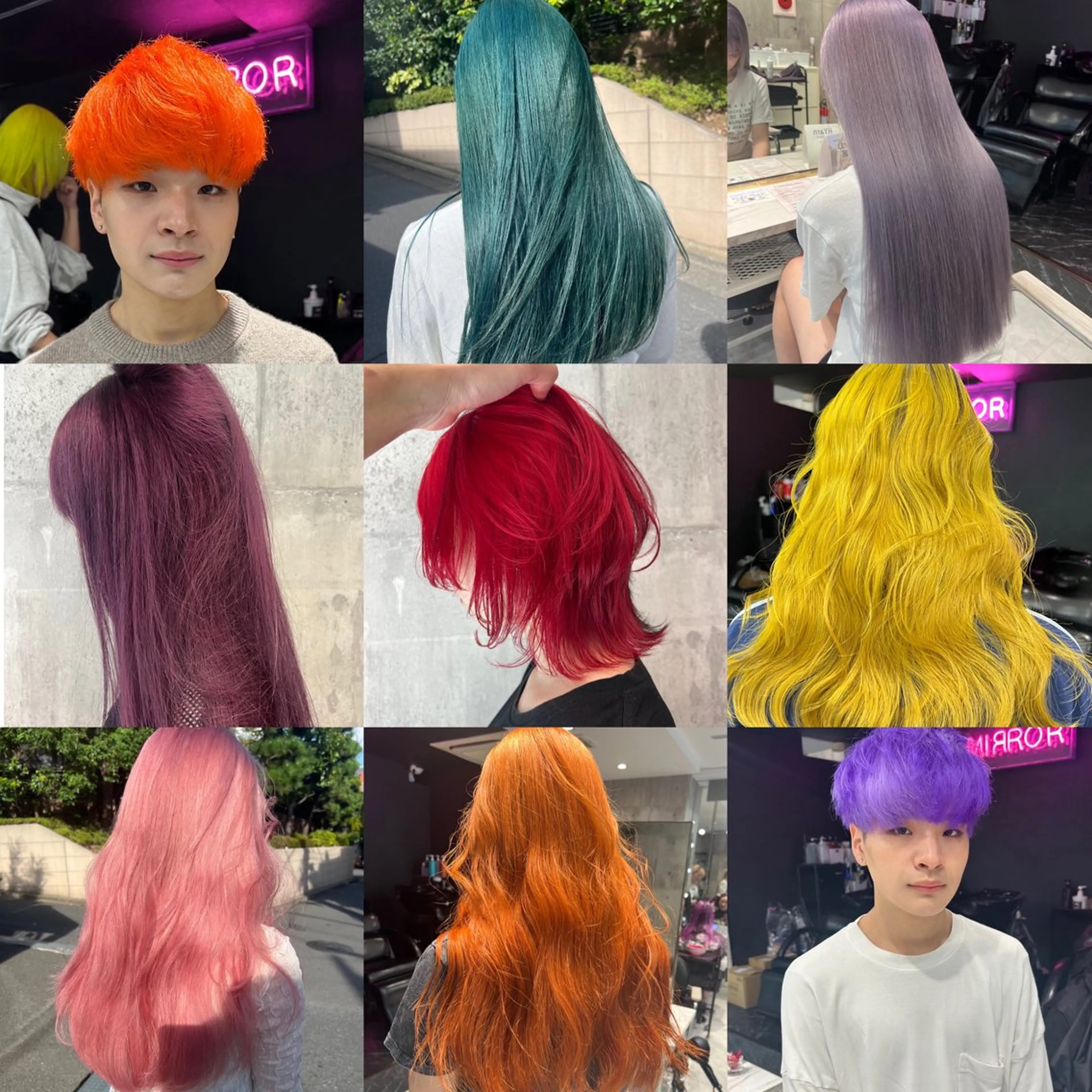 カラー ハイトーンカラー デザインカラー MIKU🦋のヘアスタイル