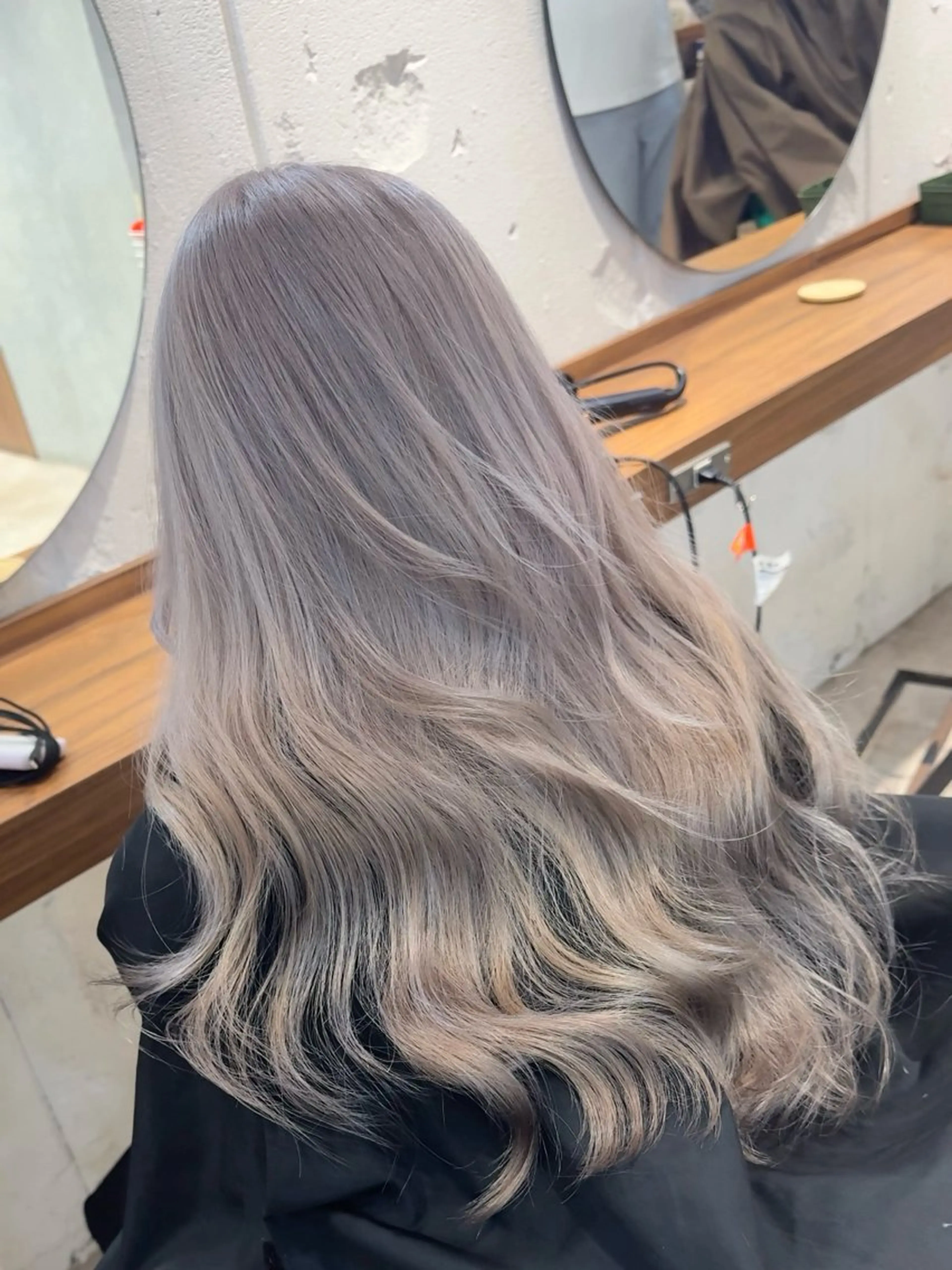 ロング カラー カット ヘアカラー トリートメント 岡本 太陽☀️のヘアスタイル