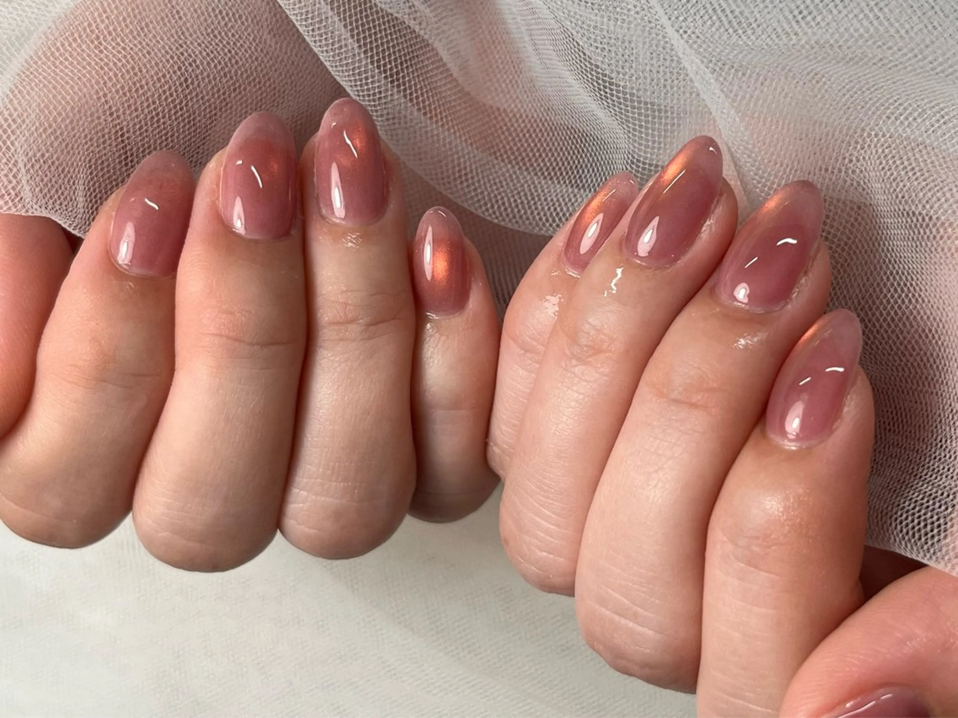 ネイル チークネイル フットネイル フレンチネイル グラデーション キラキラネイル ハンドネイル 軽部 麻由のネイルデザイン