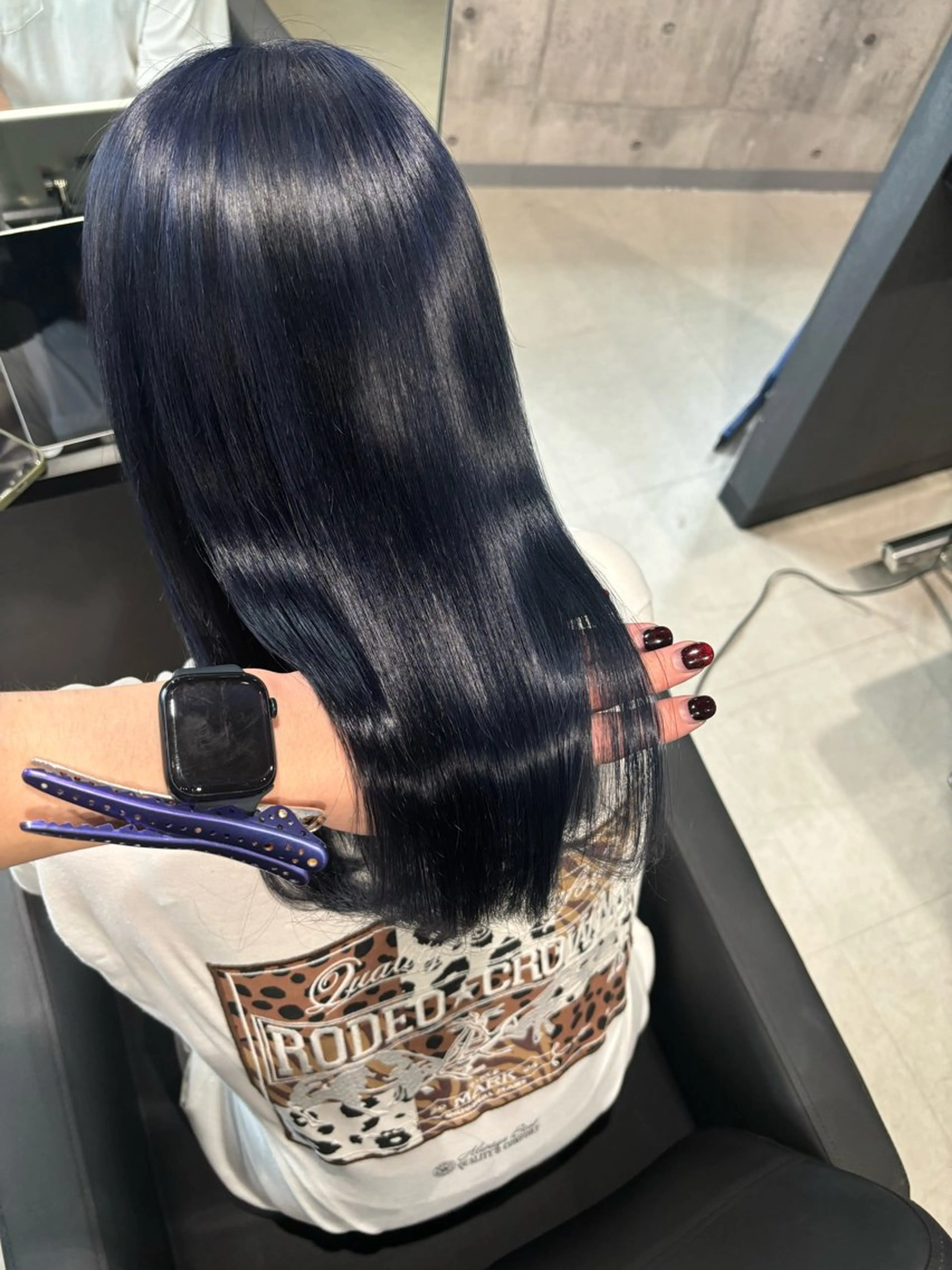 セミロング カラー ブルーカラー ブルーラベンダー ラベンダーカラー 髪質改善 カット ヘアカラー トリートメント _white【京橋店】所属・_WHITE / KENTOのヘアスタイル