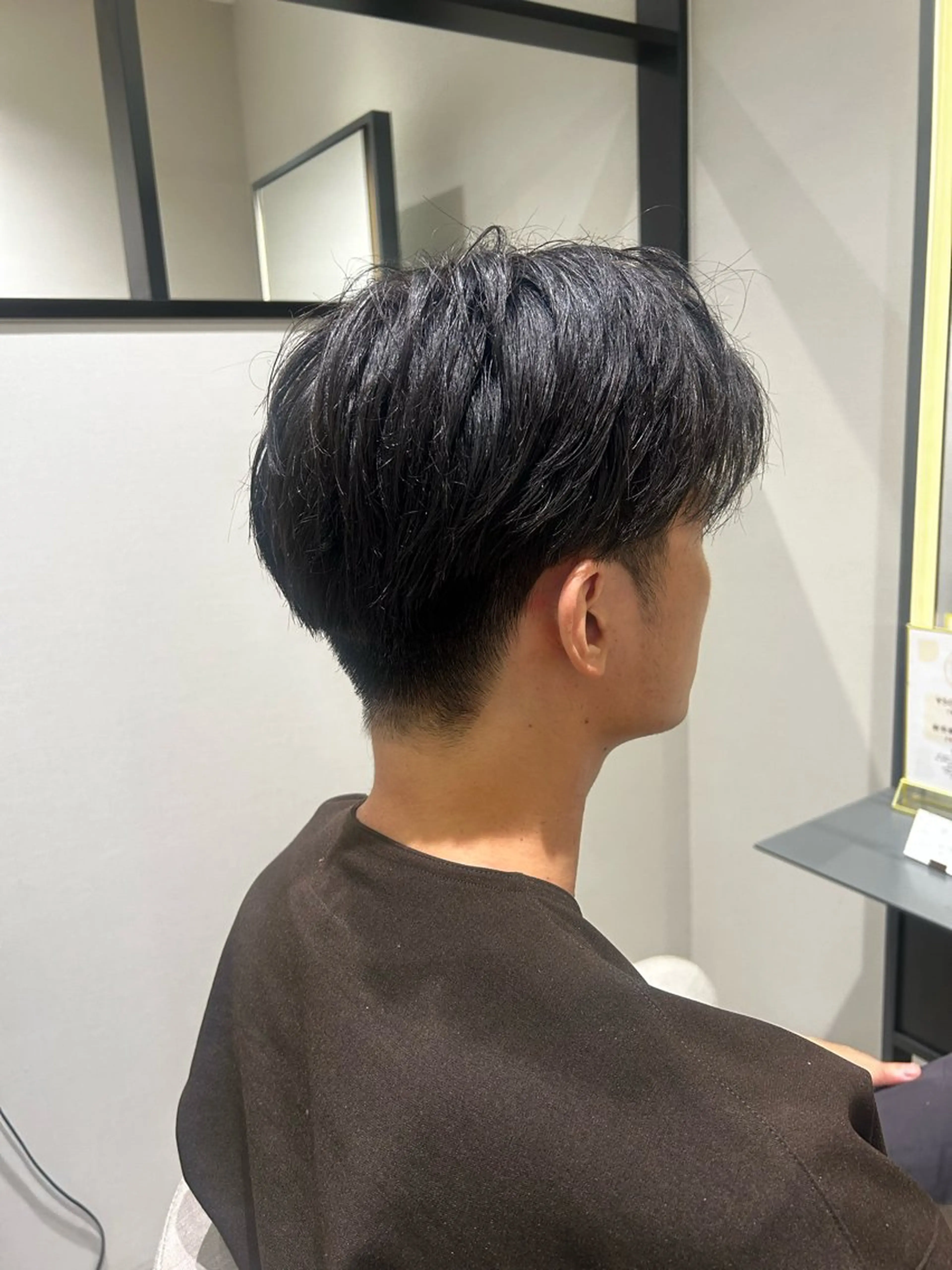 メンズカット➕オーガニックカラーの写真