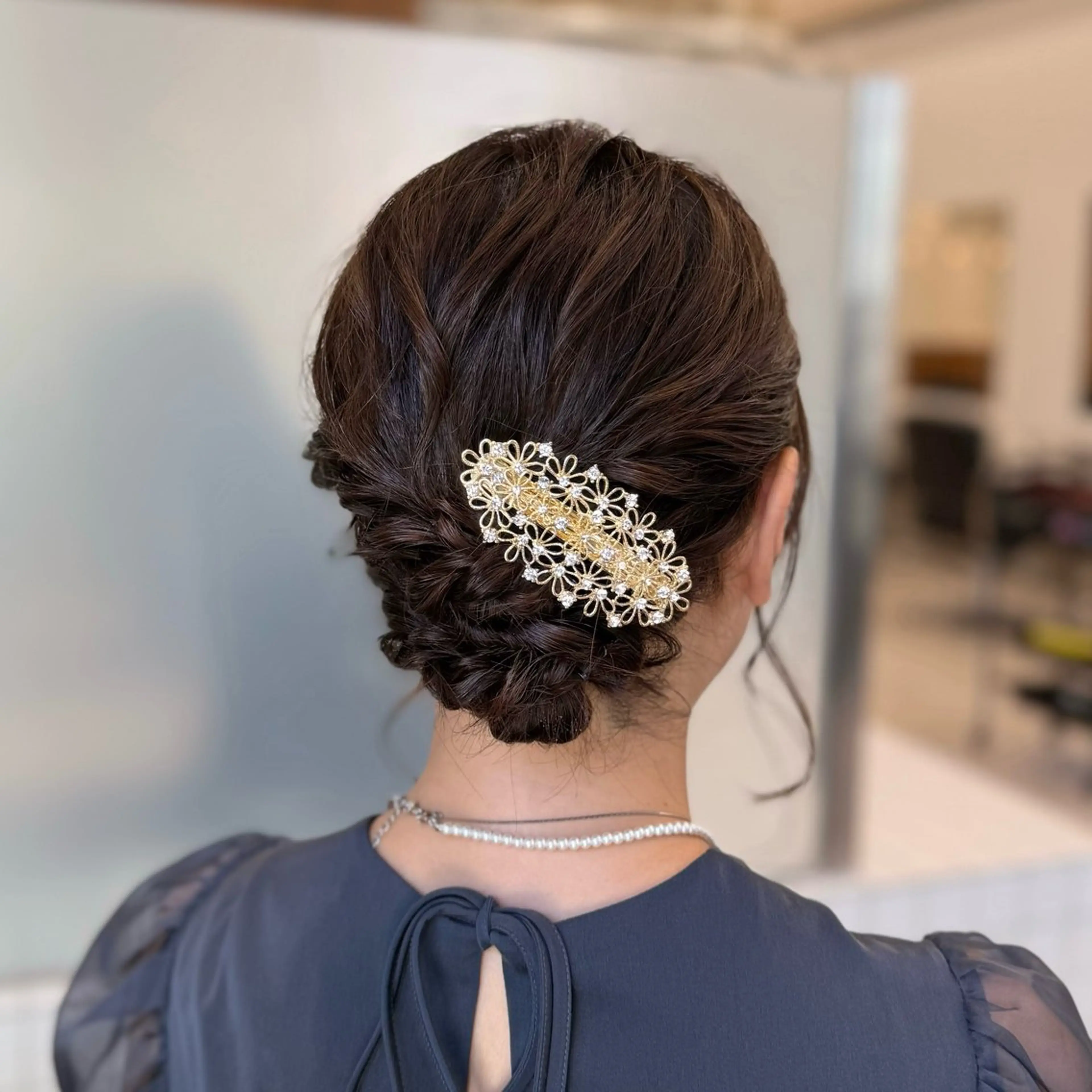 セミロング ヘアアレンジ ヘアセット 縮毛矯正+モテカラー 🎀✨mihoのヘアスタイル