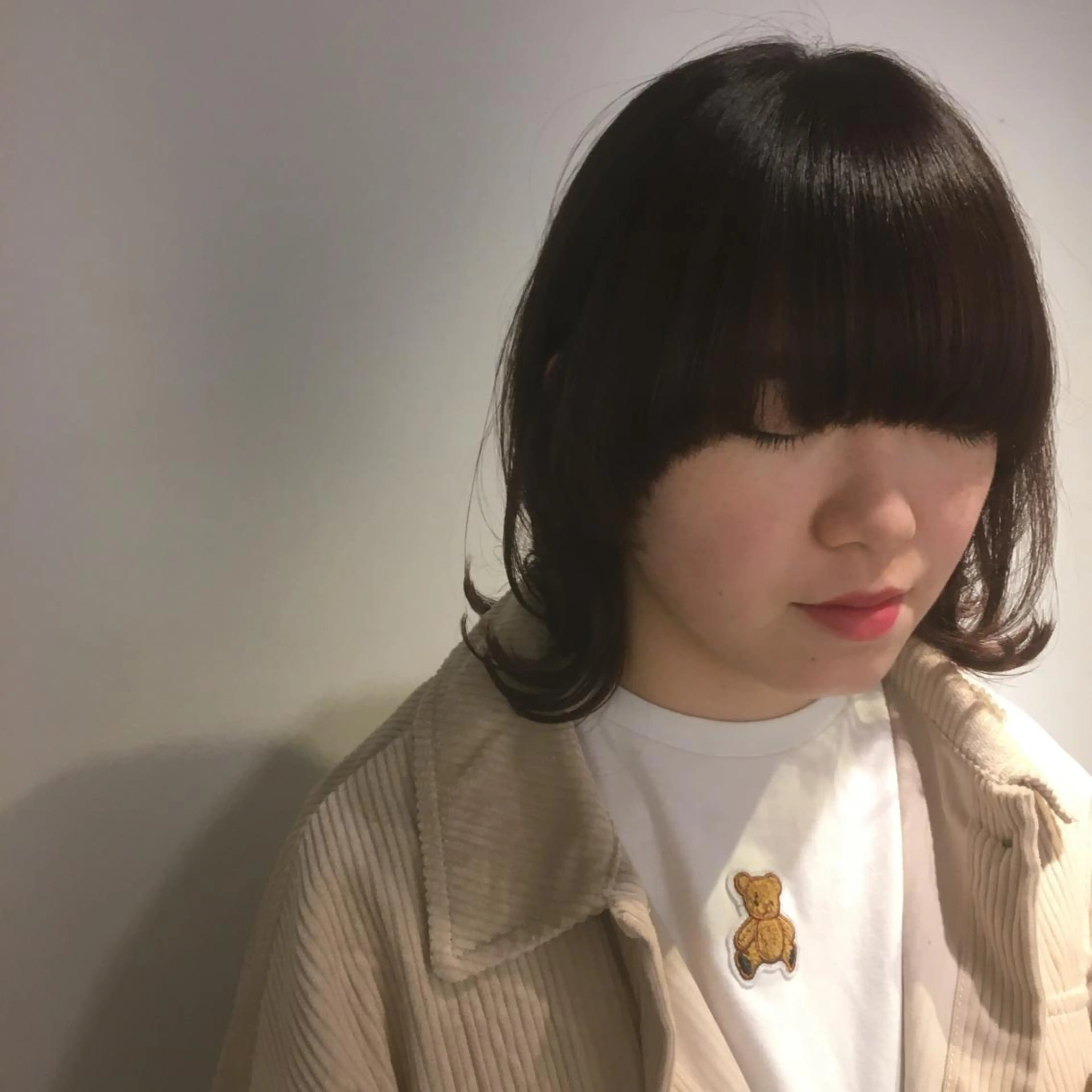 ミディアム カラー カット ヘアカラー トリートメント しのはら まどかのヘアスタイル