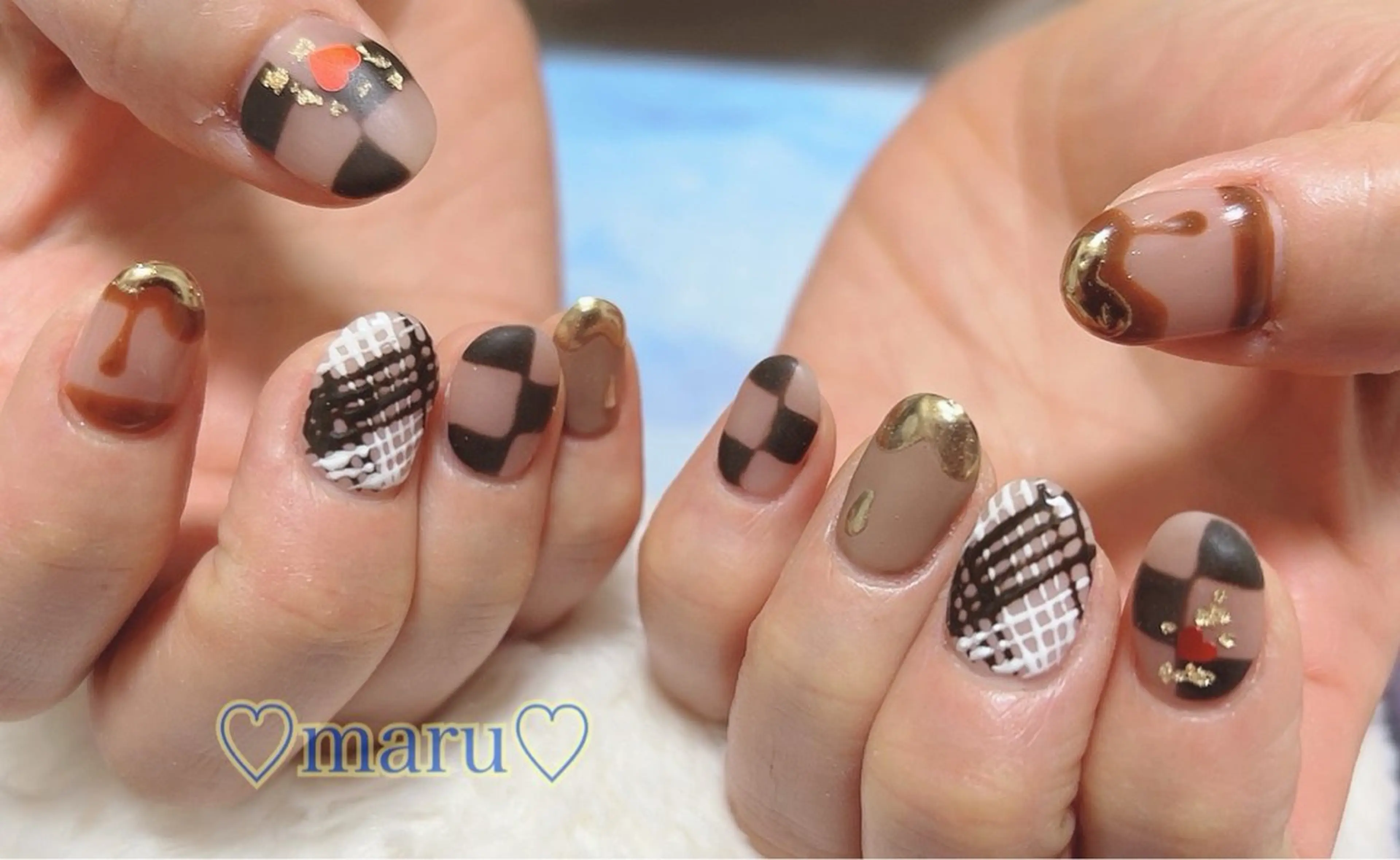 ネイル ハンドネイル フットネイル まるみ ♡のネイルデザイン