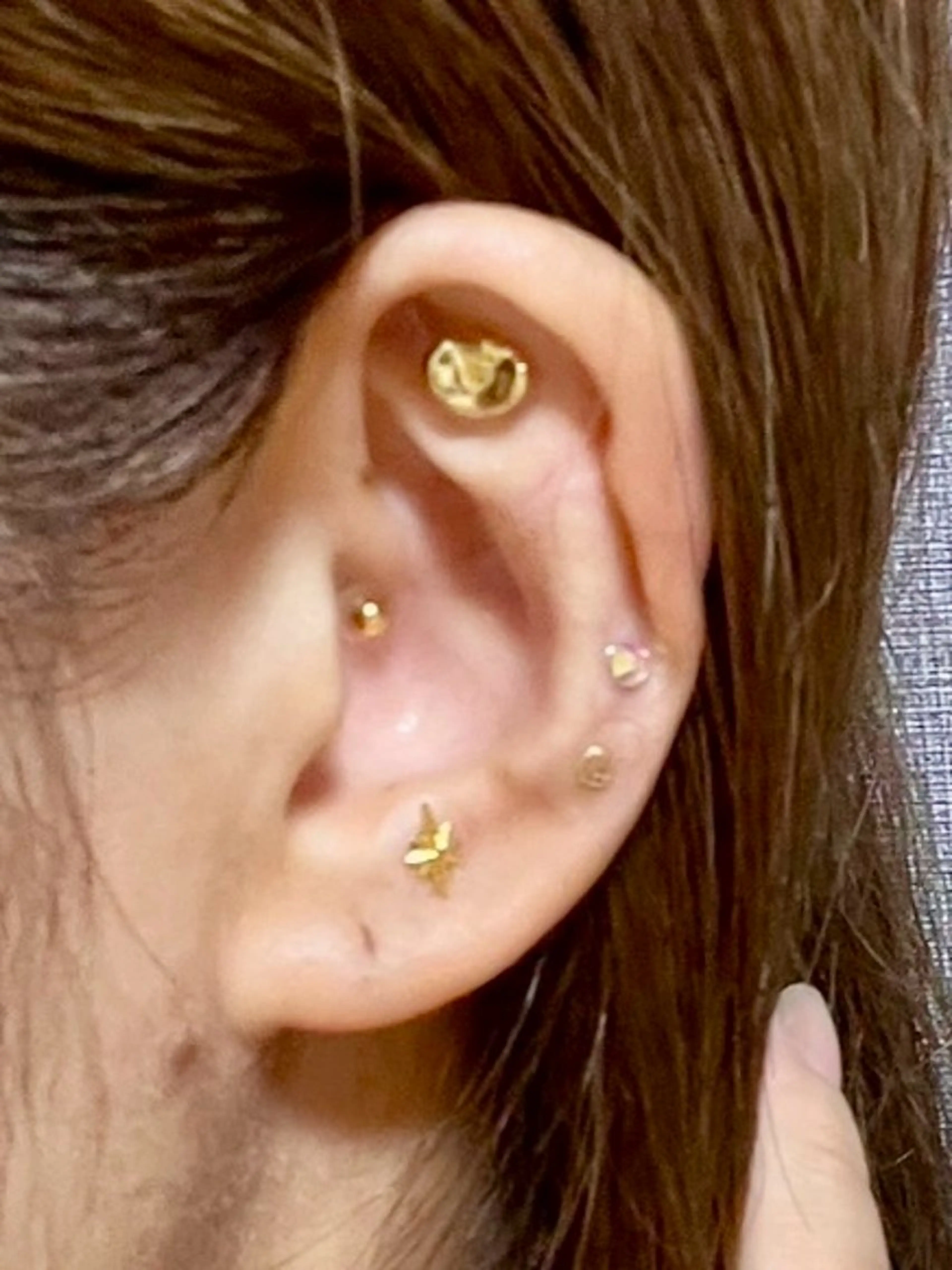 【ミニモ限定】ヘッドエステ＆耳ツボジュエリー💆🏻‍♀️👂🏻💎両耳10粒💎の写真