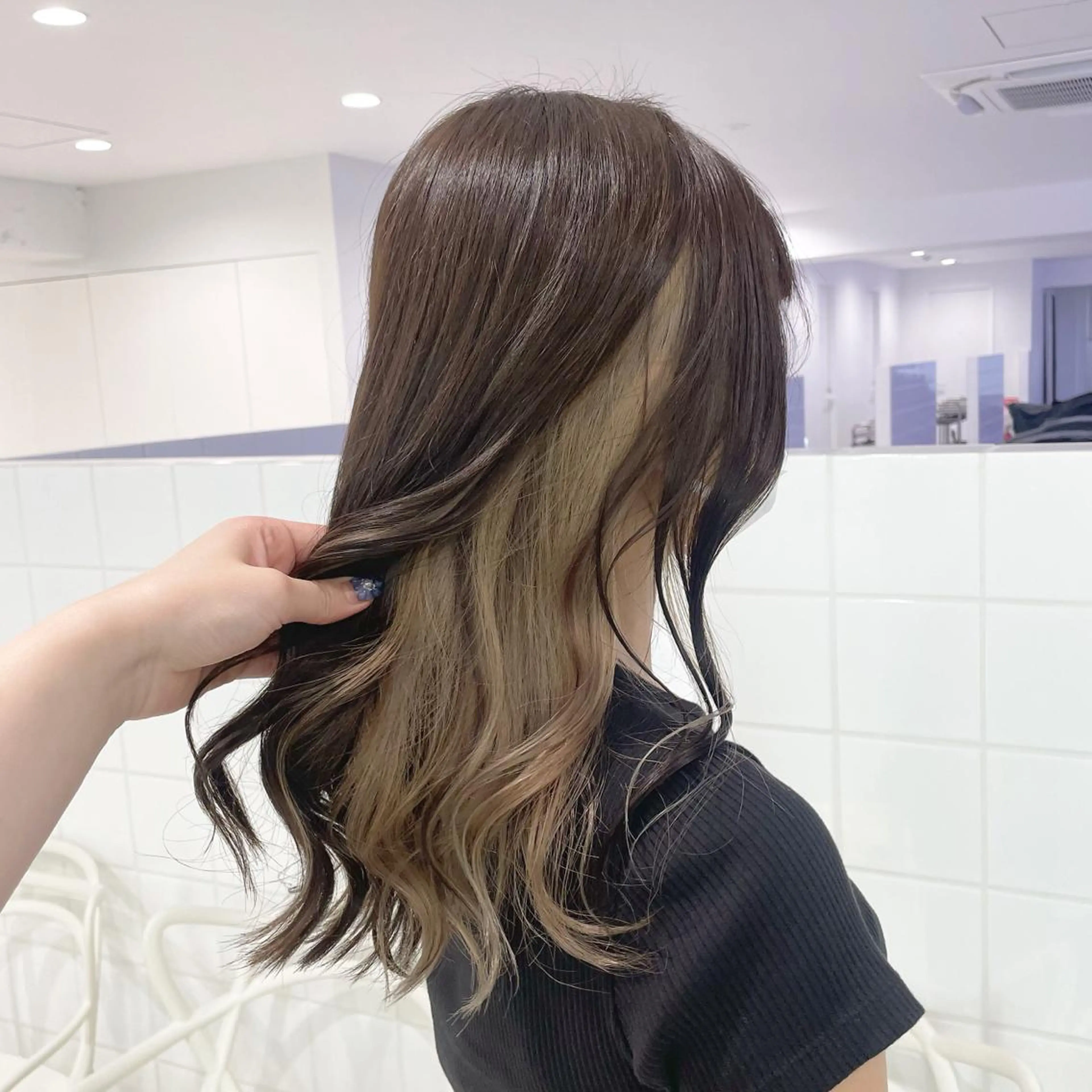 セミロング 🤍韓国トレンド ヘア🤍miku🤍のヘアスタイル