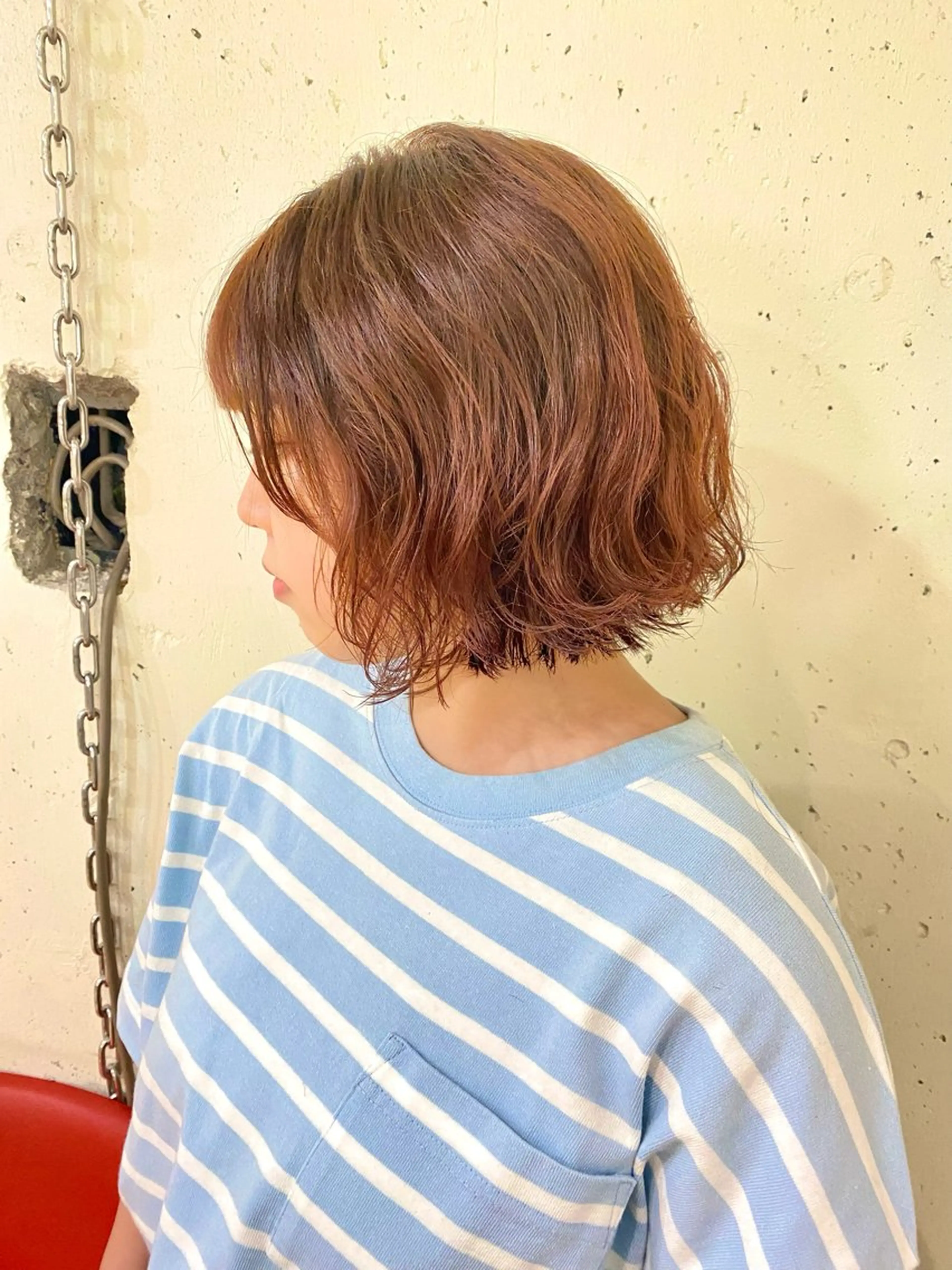 ショート パーマ longtemps所属・竹内 柚子のヘアスタイル