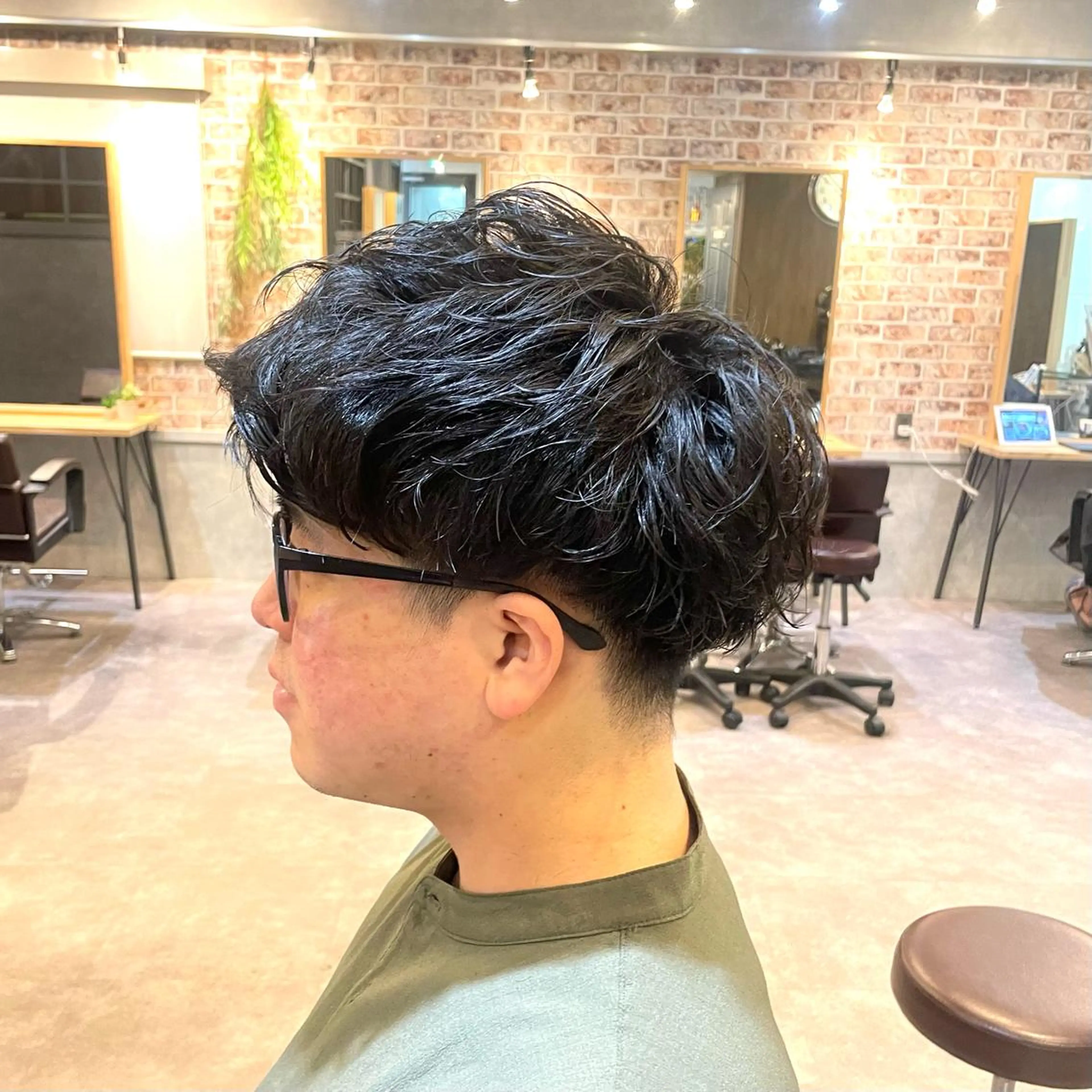 ショート カット パーマ Aguhairponte所属・メンズ 特化・川田のヘアスタイル