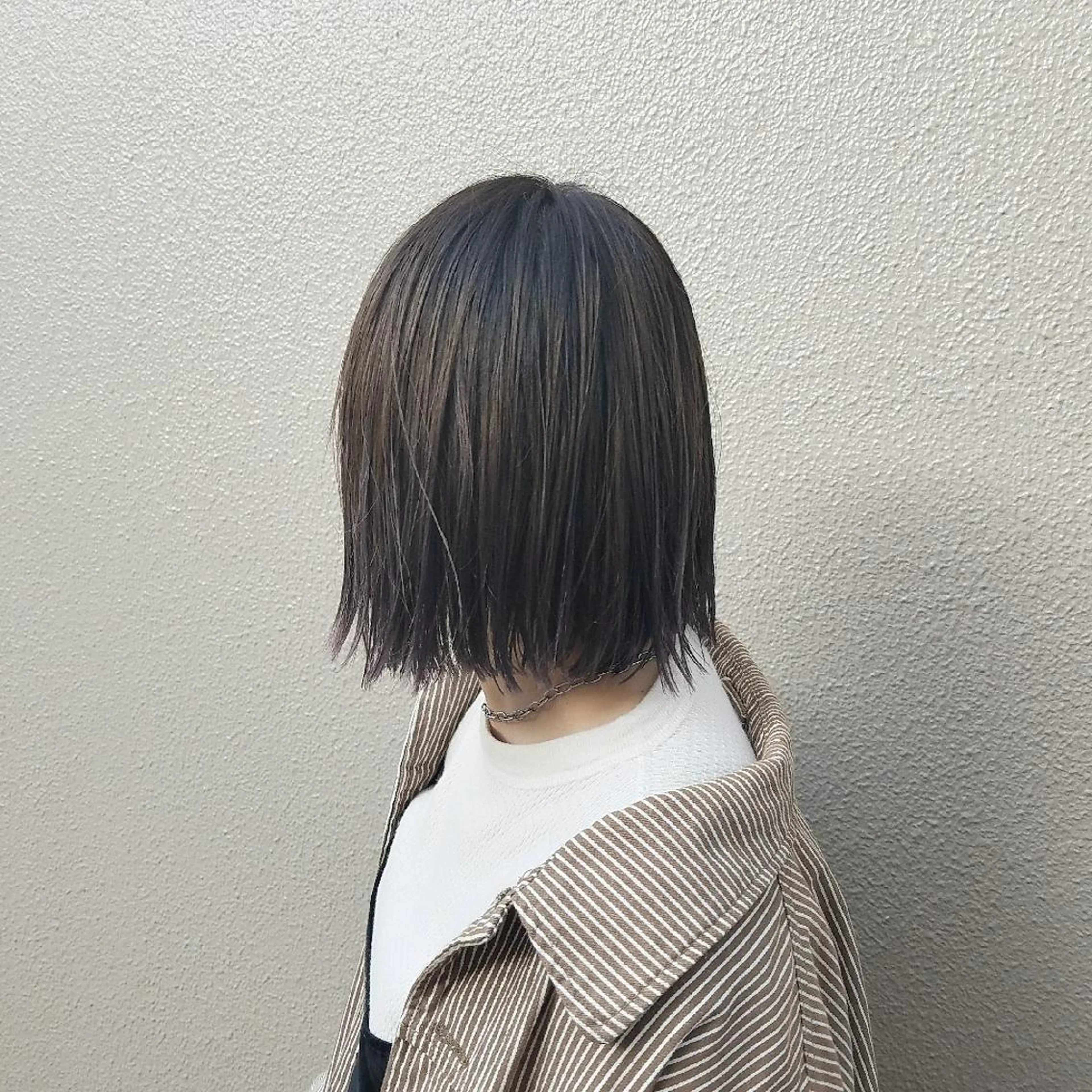 カラー ミディアム カット 縮毛矯正 Musiiik ホンダリサコのヘアスタイル
