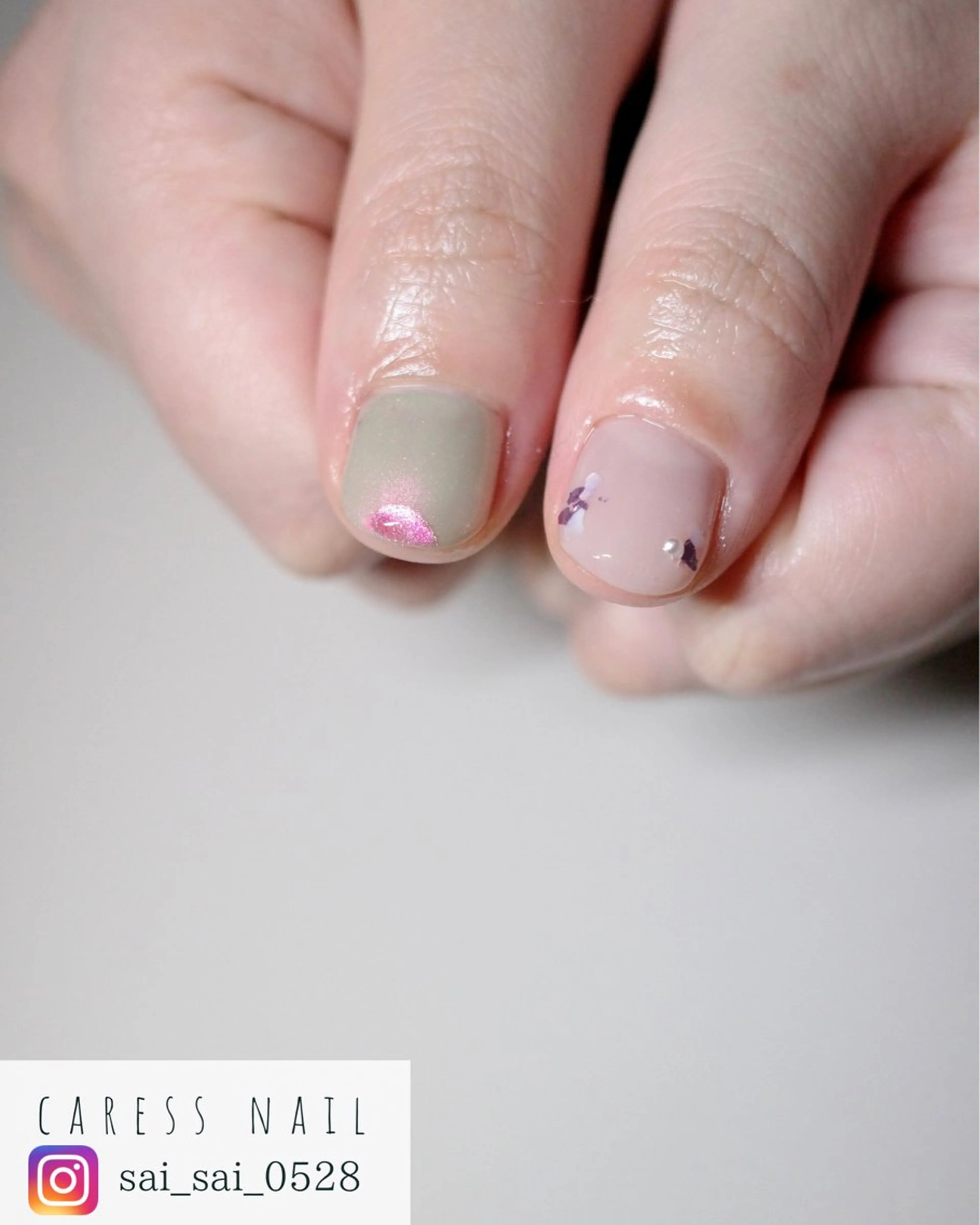 ネイル caress  nail カレスネイル　代々木上原所属・カレスネイル さいのネイルデザイン