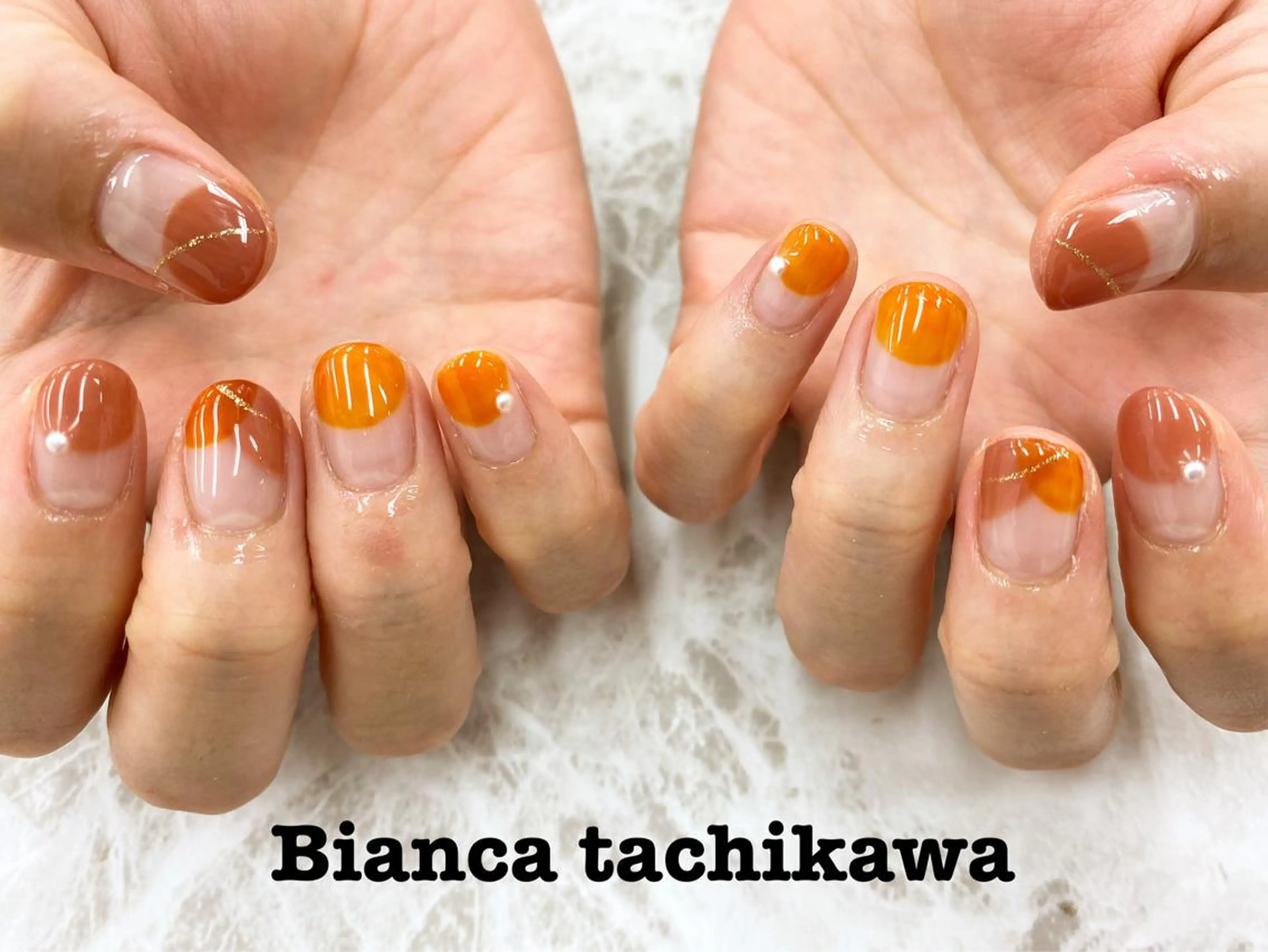 ネイル Bianca 立川店 小川のネイルデザイン