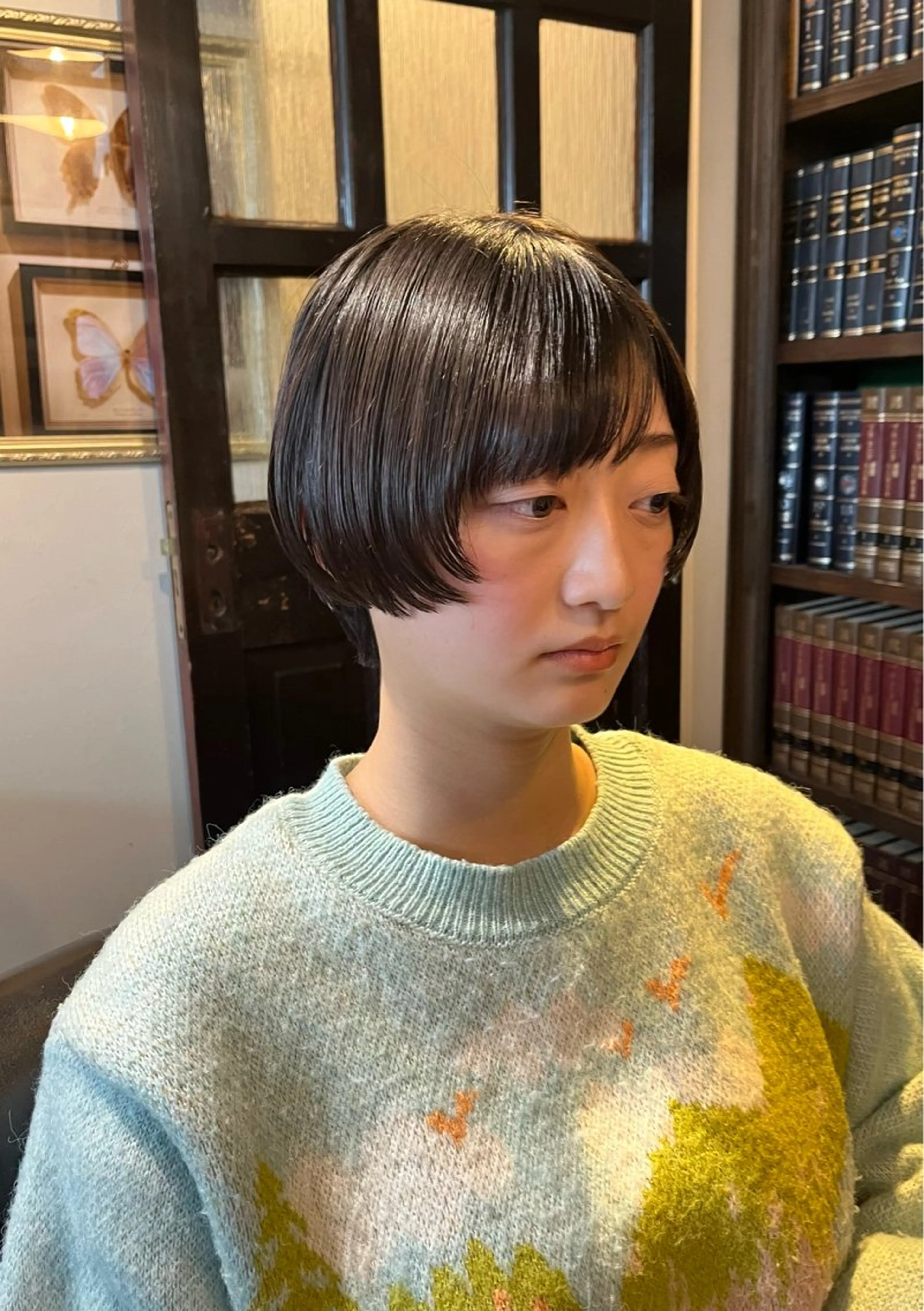 ショート ショートボブ ボブ 顔周りカット レイヤーカット ショートヘア 抜け感パーマ/ ショート/緒方椋のヘアスタイル