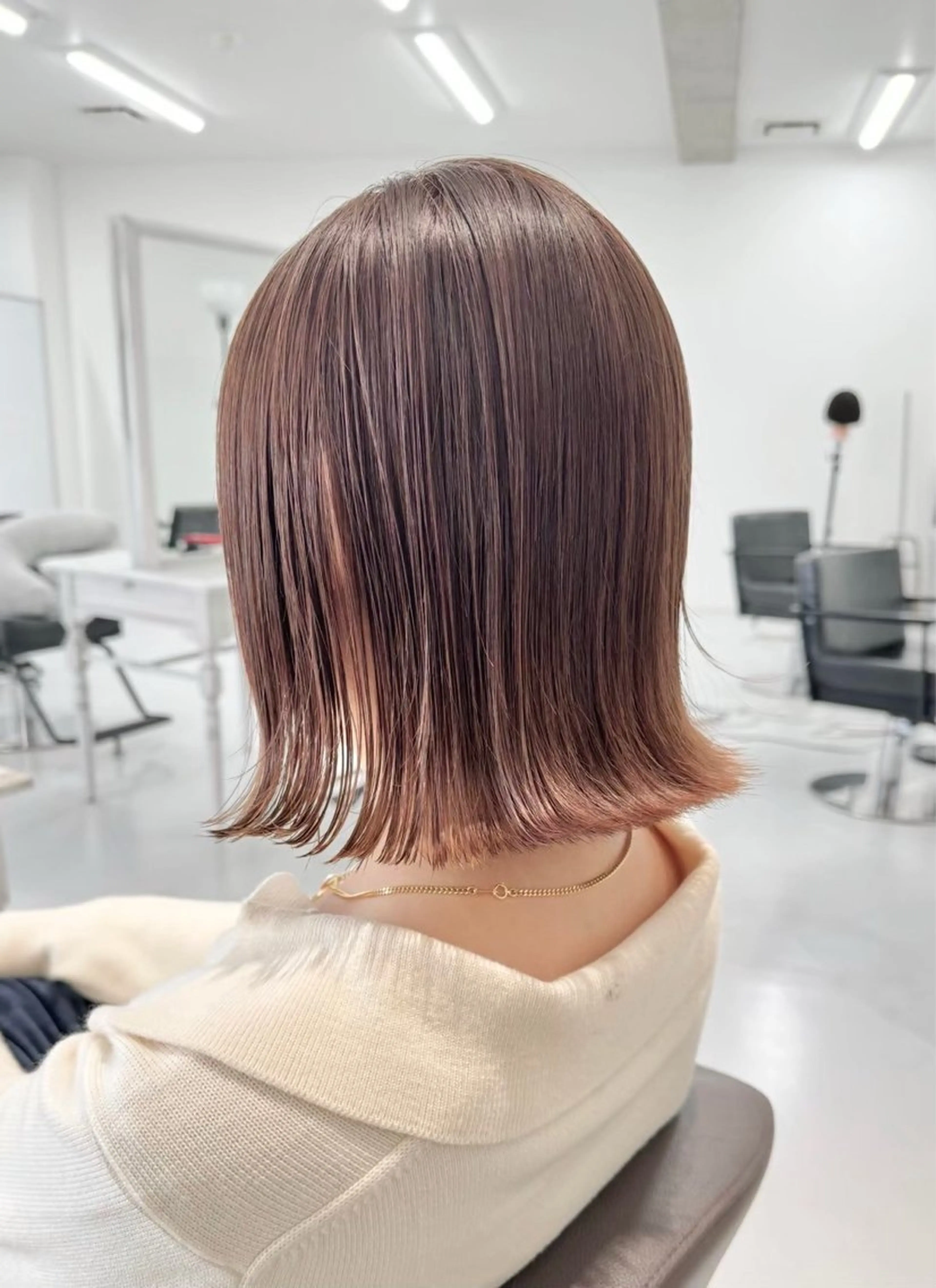 ミディアム 田島拓海 LEV. ボブカットのヘアスタイル