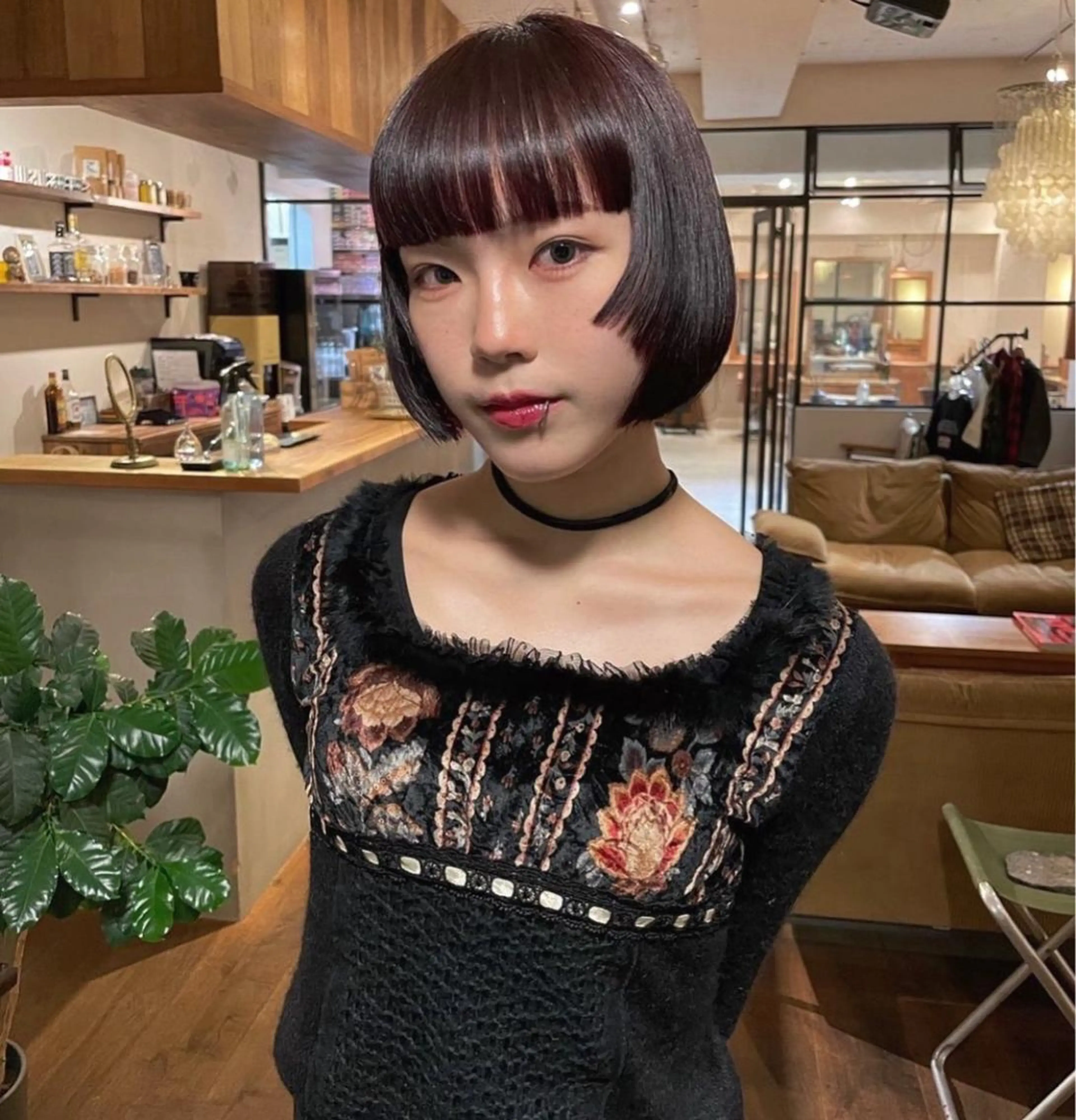 ショート カラー ヘアカラー ファッションに 溶け込むstyleのヘアスタイル