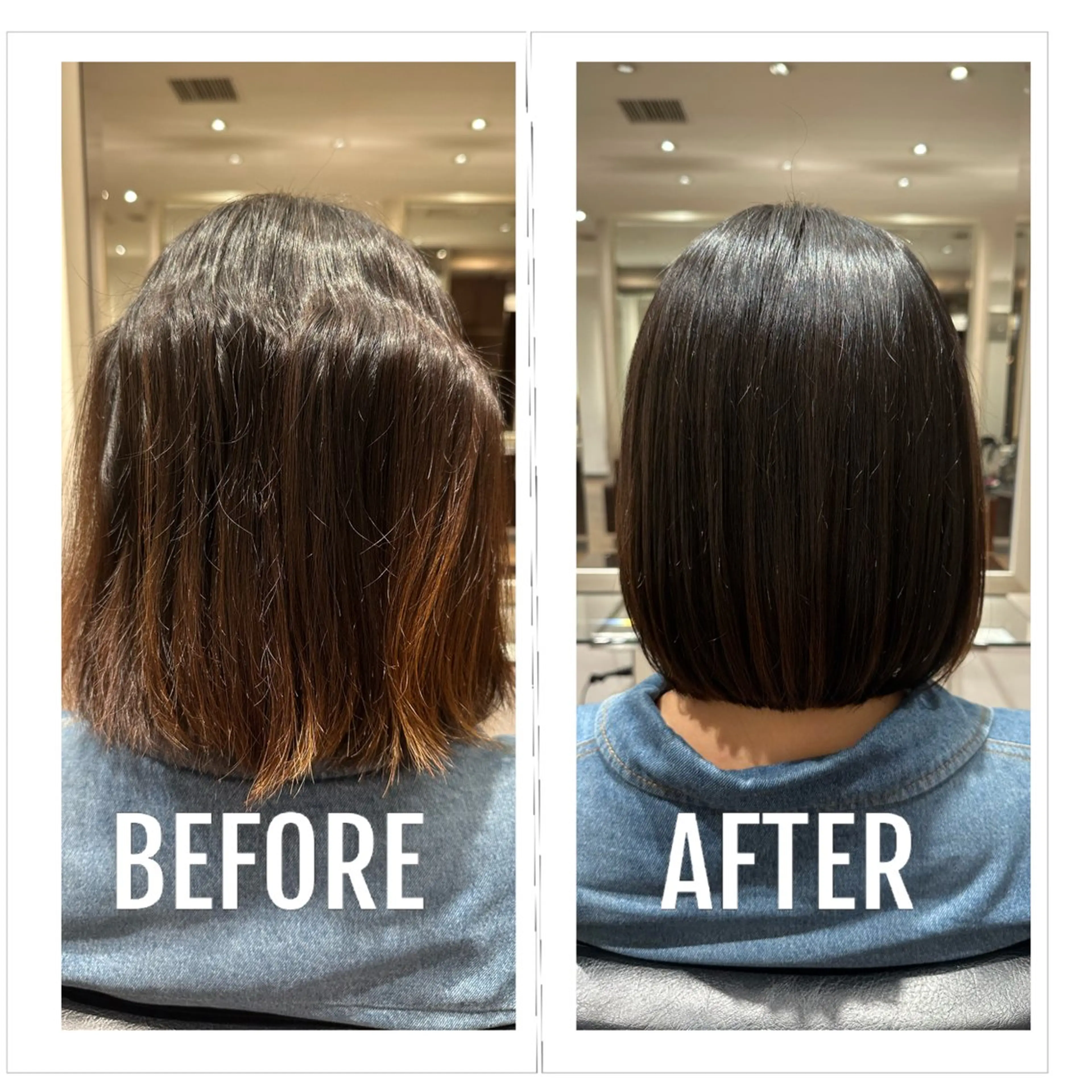 ミディアム ボブ カット ごとう さなのヘアスタイル