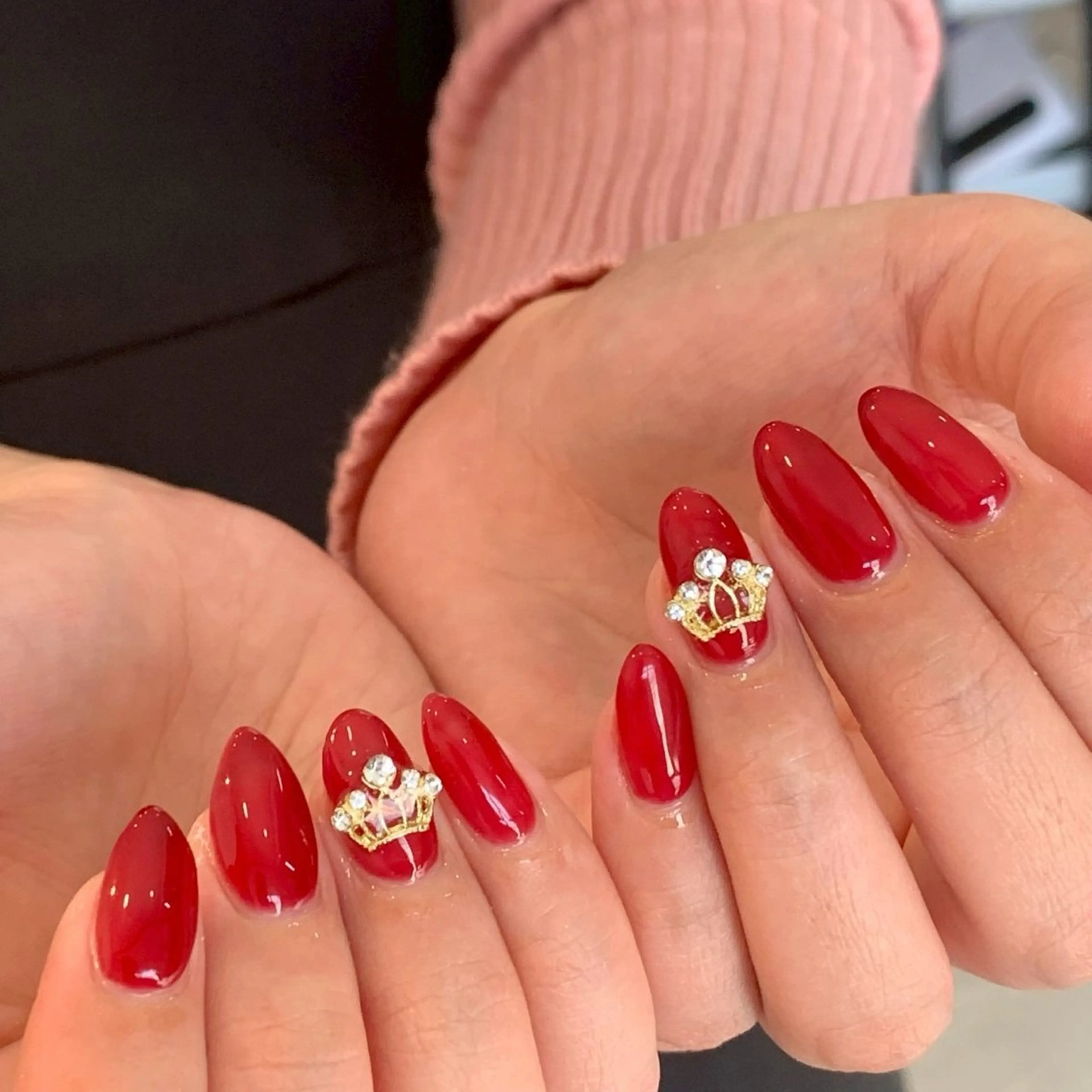 ネイル 持ち込み ワンカラーネイル ハンドネイル charme所属・charme kanaのネイルデザイン