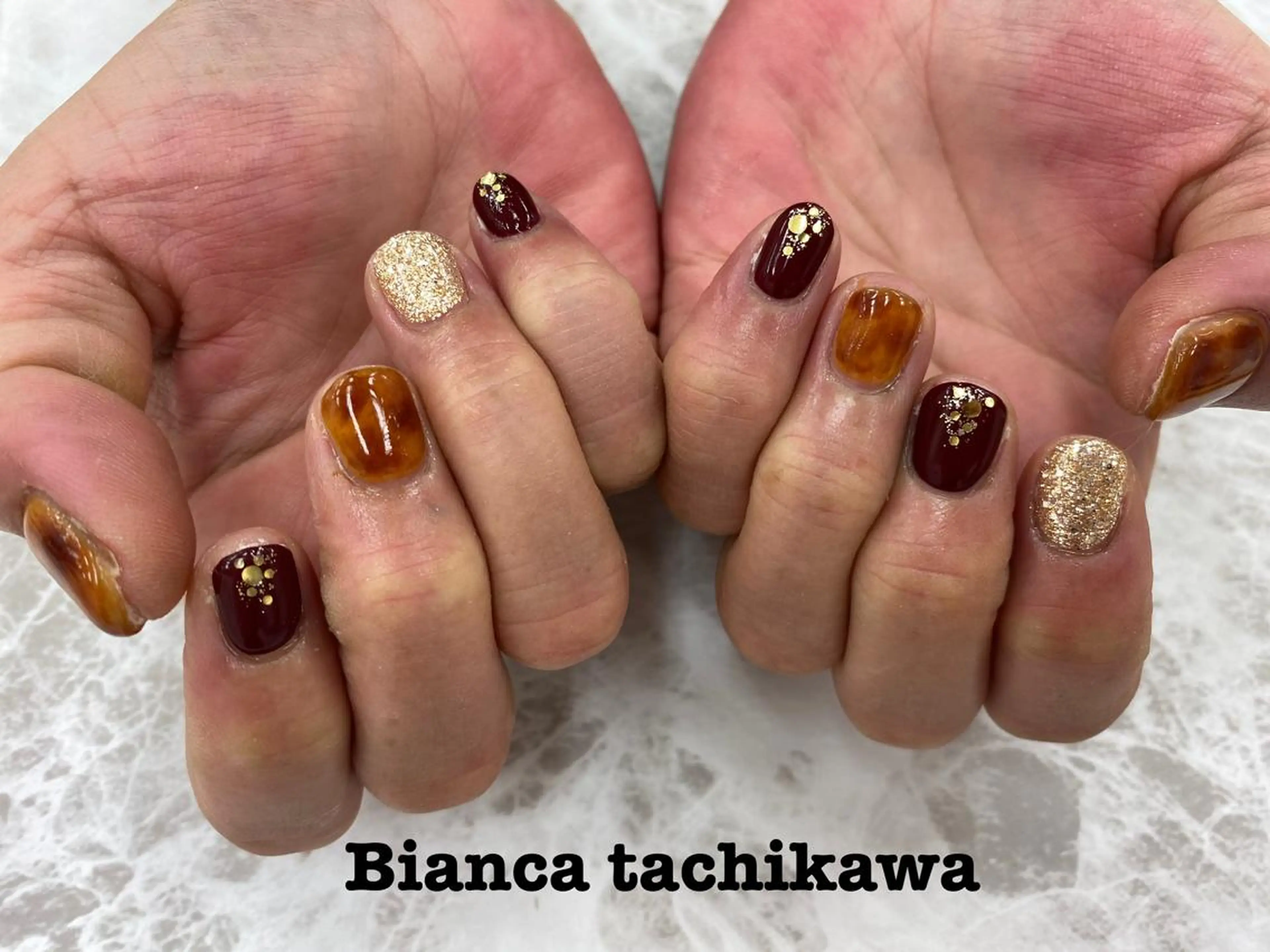 ネイル Bianca 立川店 小川のネイルデザイン