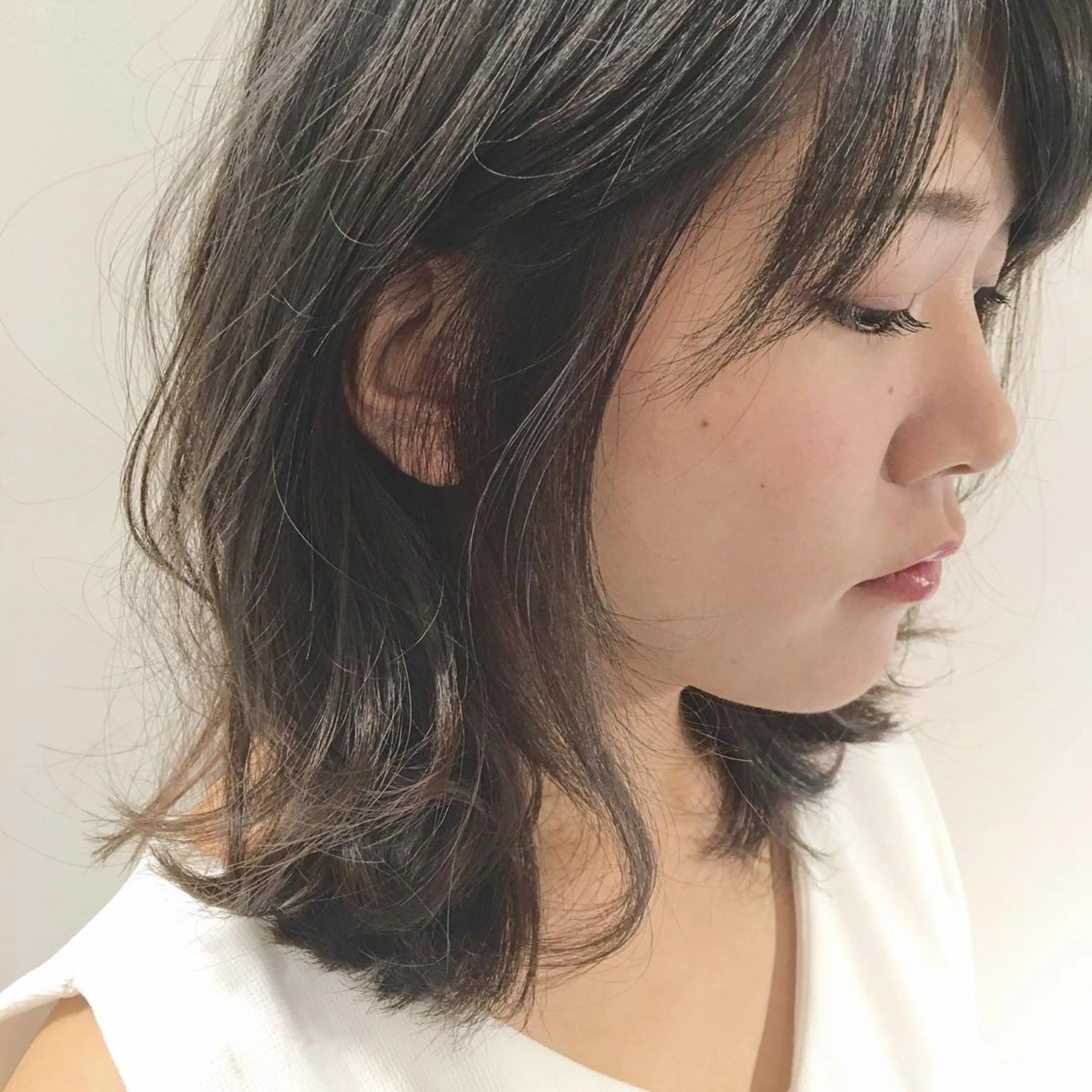 ミディアム エクステ（レミー毛） NINEのヘアスタイル