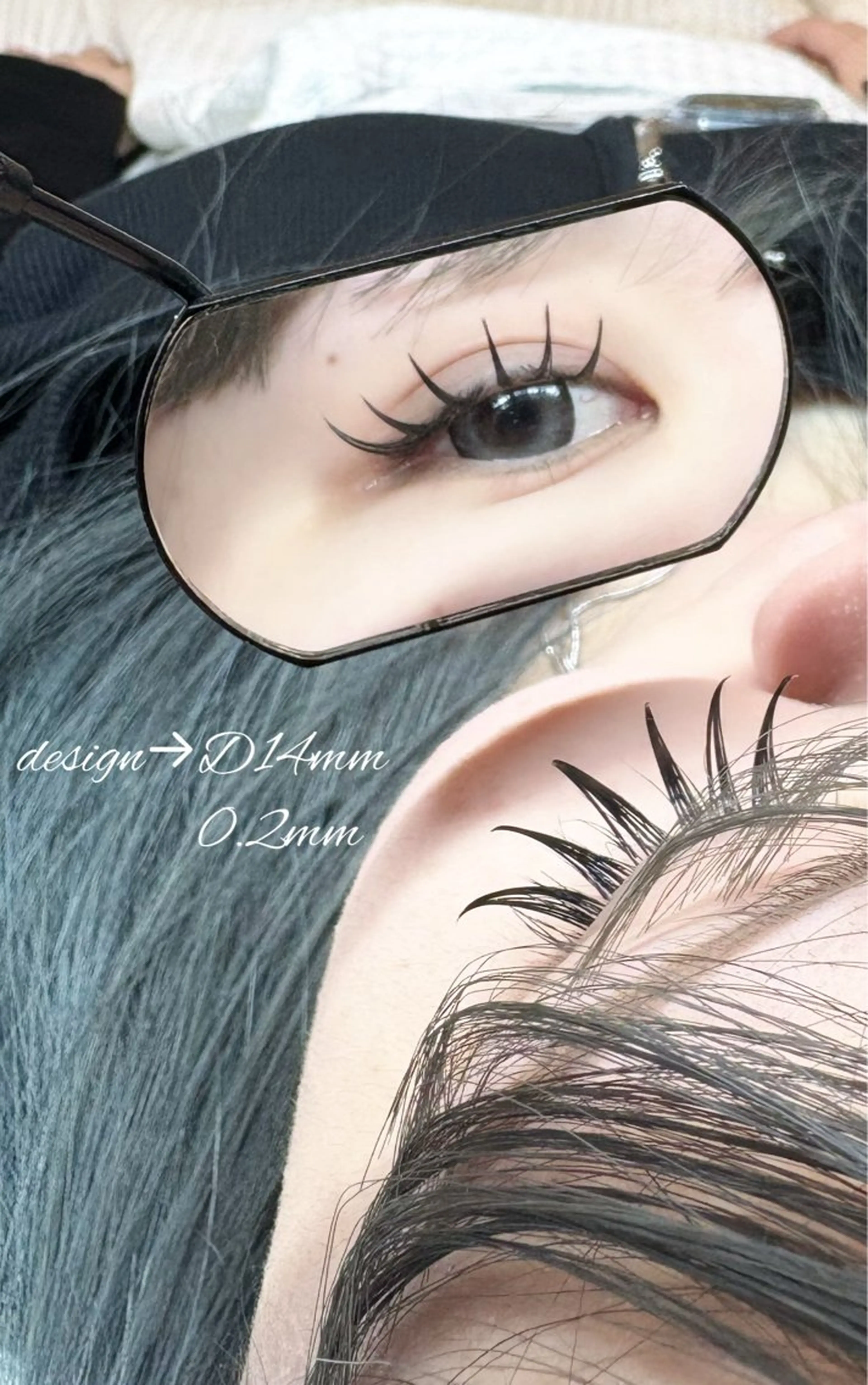 マツエク・マツパ ナチュラル マツエク 𝒚𝒖𝒏𝒂🫧 モデル募集🪽のマツエク・マツパデザイン