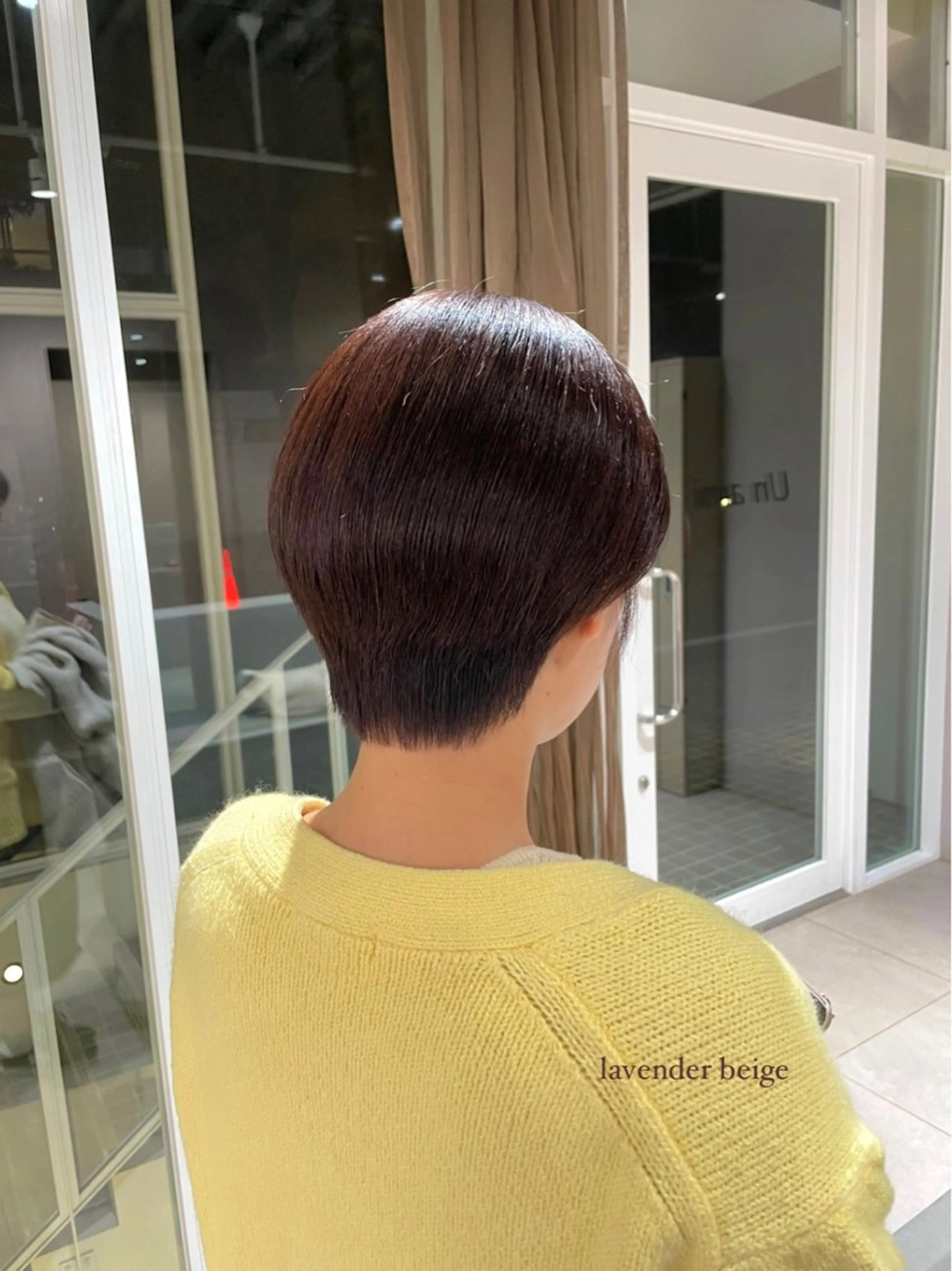 ショート カラー 透明感カラー パープルカラー ヘアカラー トリートメント Haruna / 透明感カラー🌙のヘアスタイル