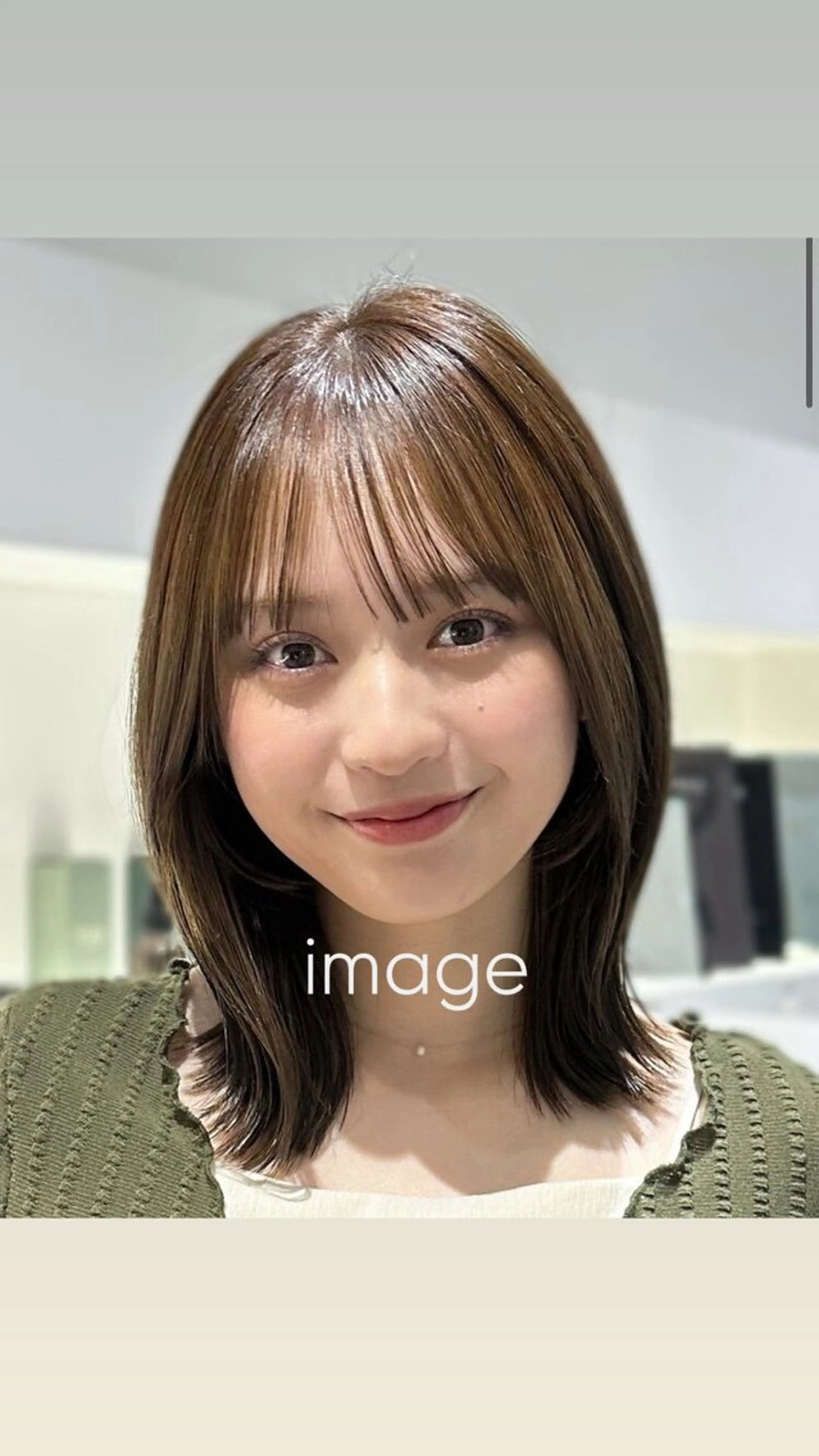 ミディアム レディースミディアム モデル 亀戸🌙松本のヘアスタイル