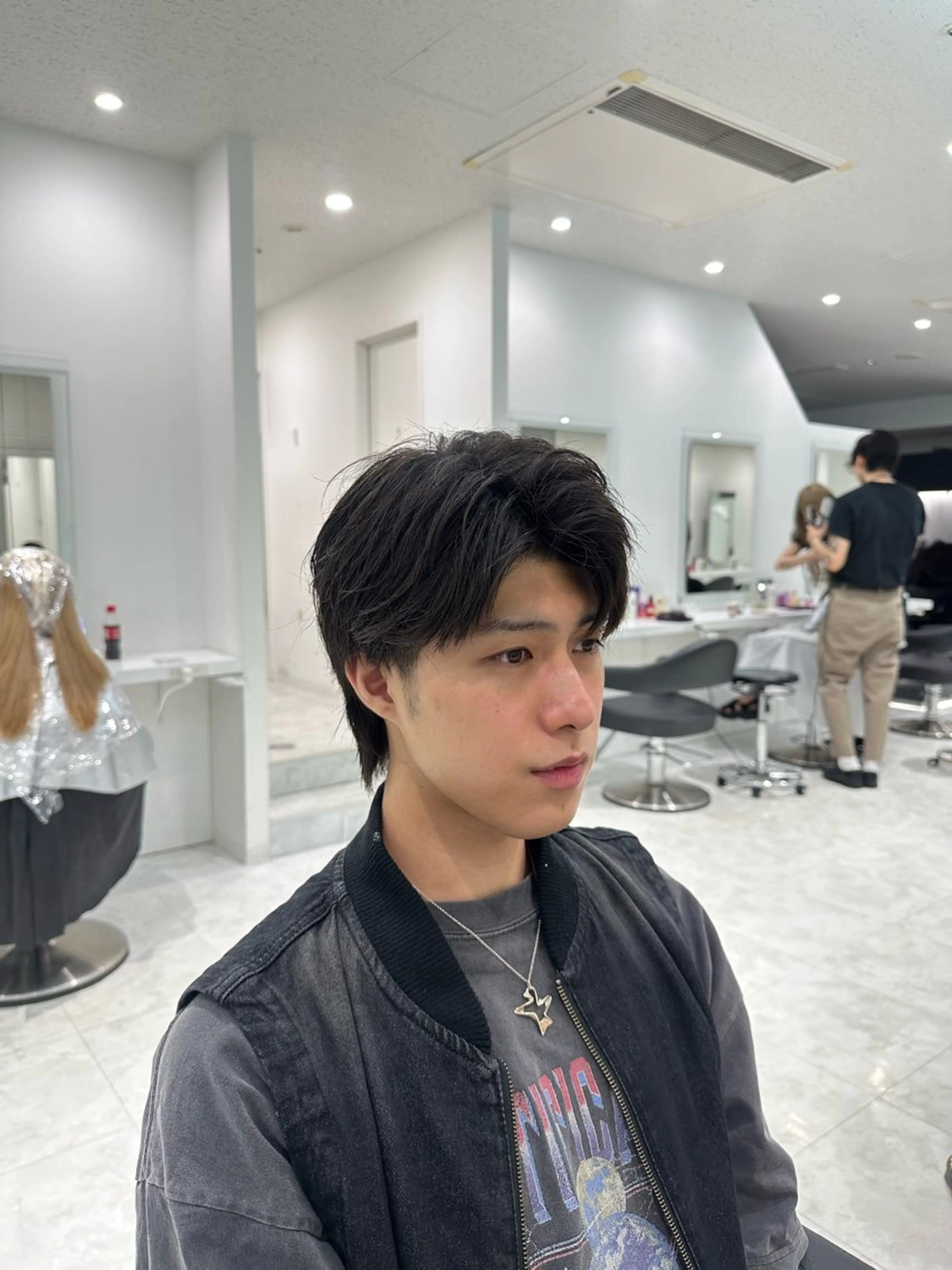 メンズ カット 🐺メンズパーマ マッシュ　あさひ🐺のヘアスタイル
