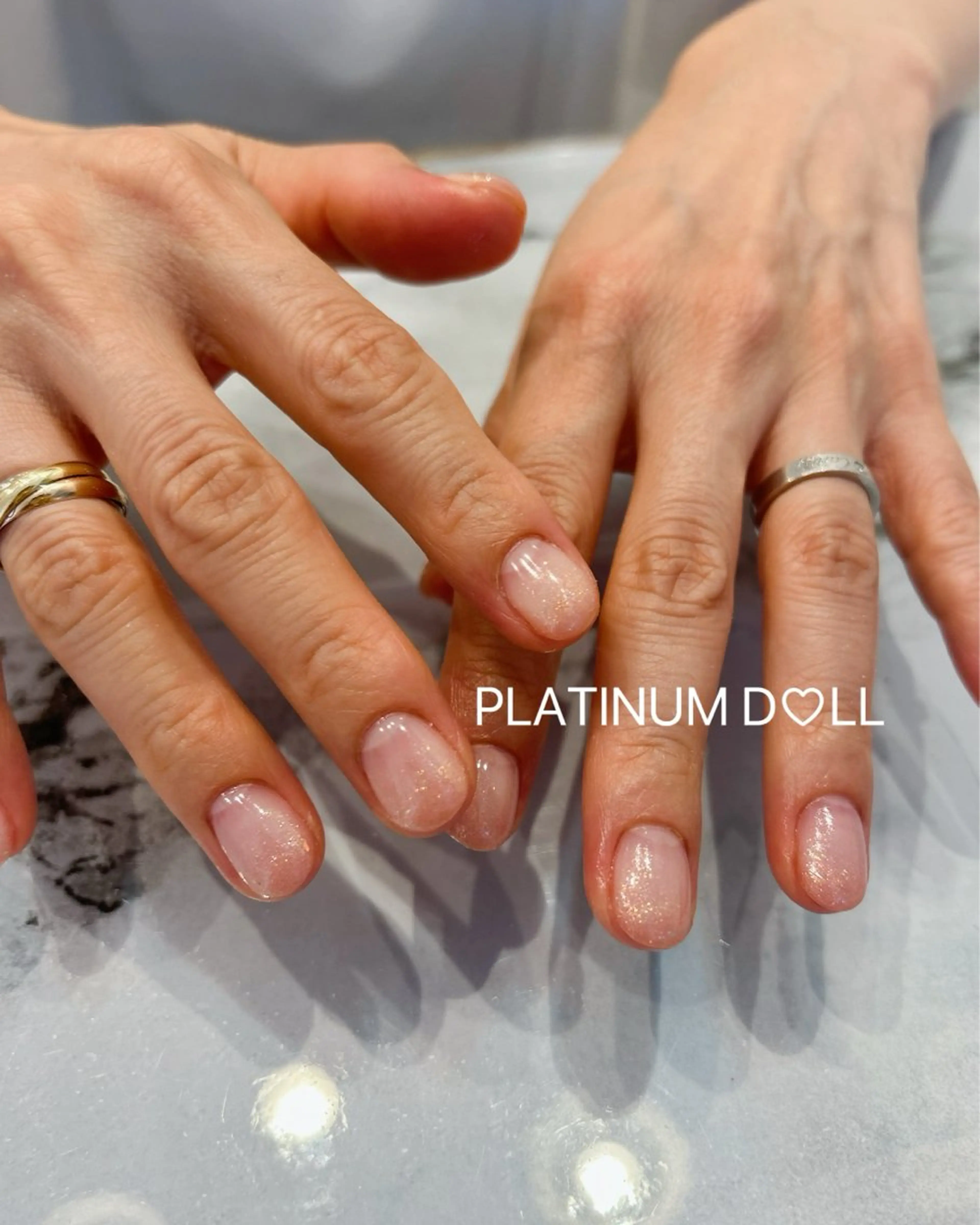 ネイル ハンドネイル 🎀PLATINUM DOLL はな🎀のネイルデザイン